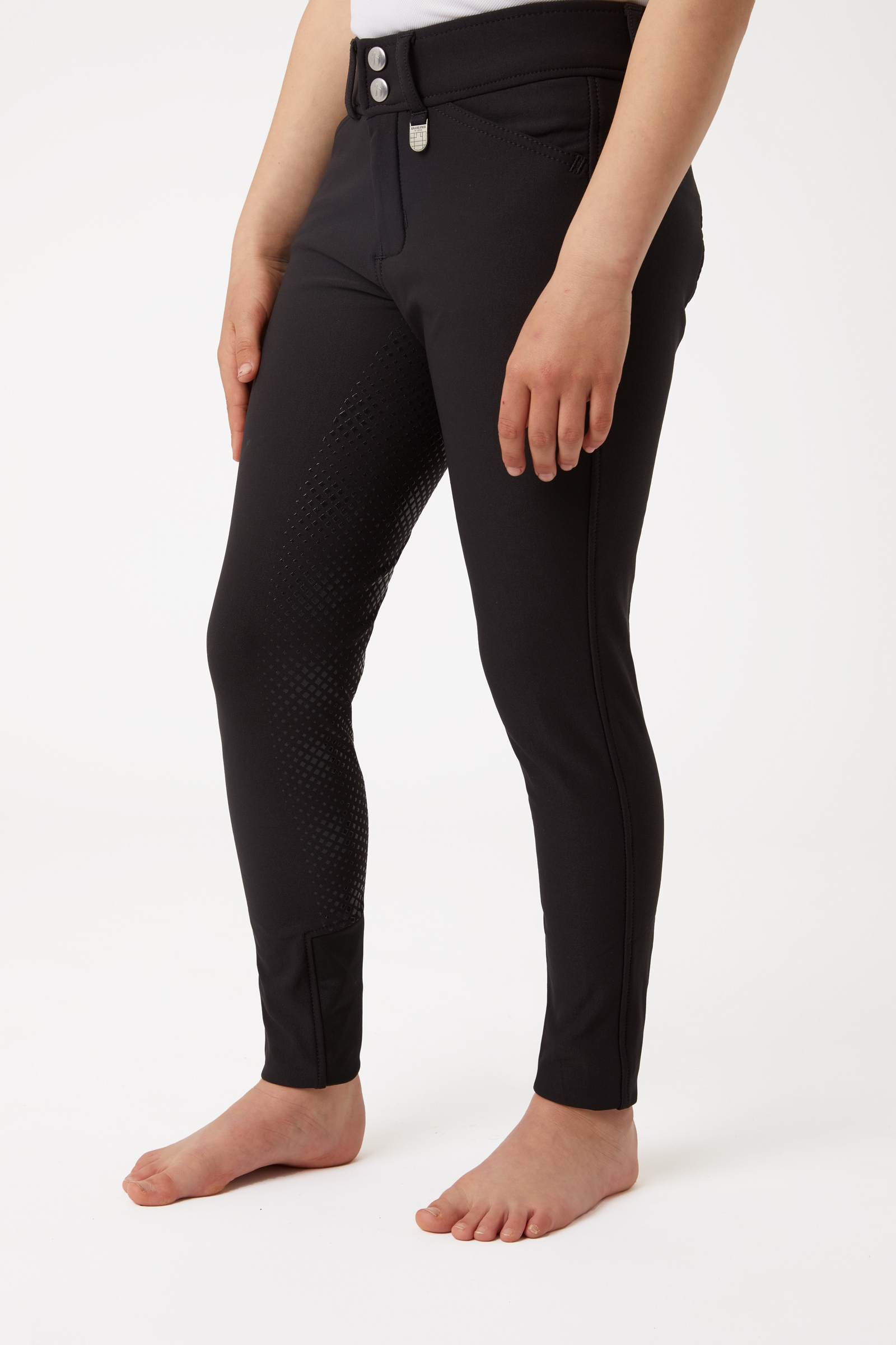 Horze Grand Prix Kinder-Vollbesatzreithose mit Silikongrip, UPF 50+