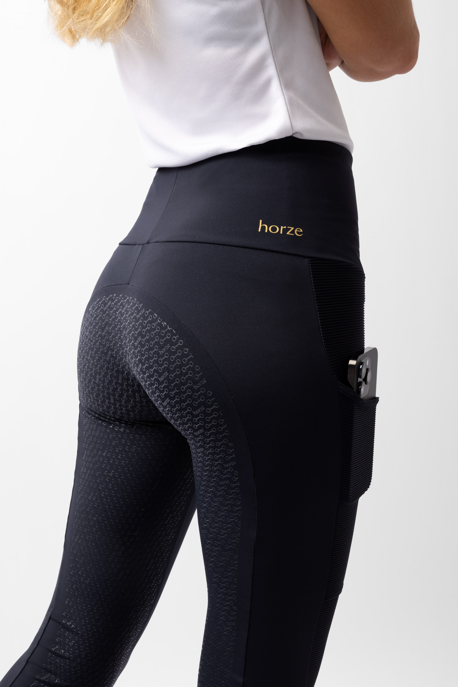 Horze Mathilde Funktions Reitleggings mit Vollbesatz