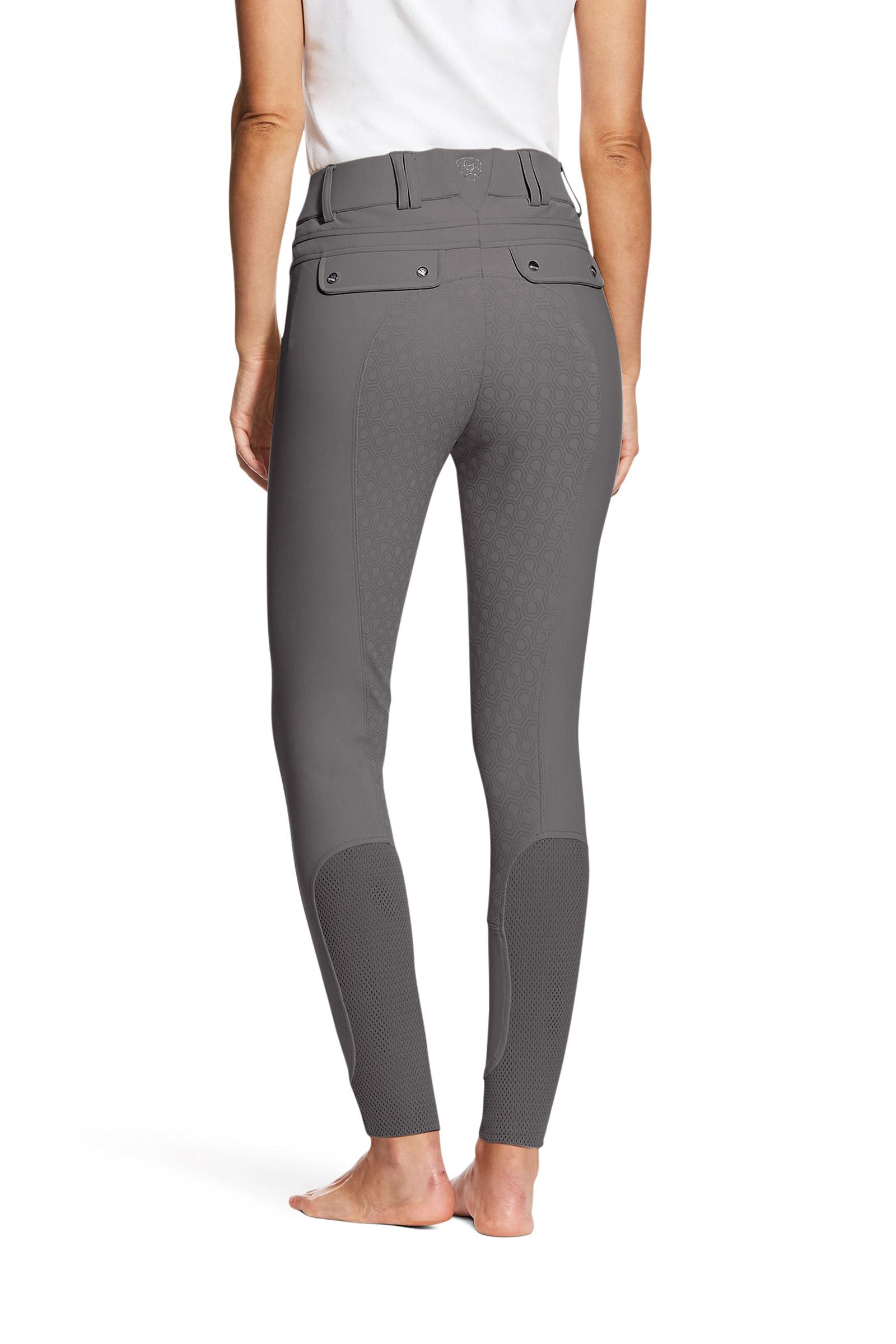 Paloma grey Ariat Tri Factor Damen Reithose mit Vollbesatz aus Silikon