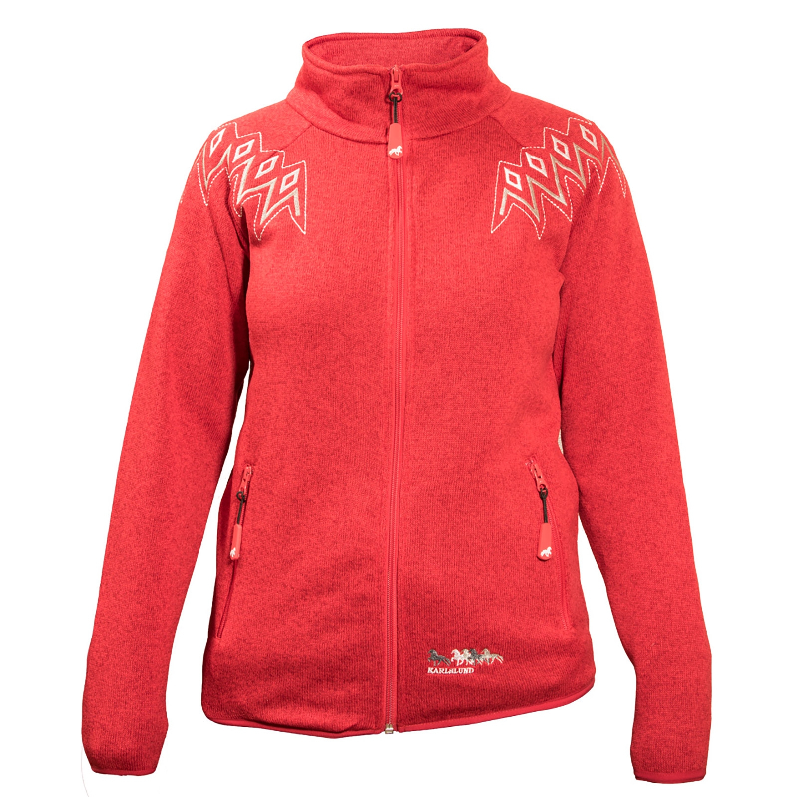 Red Karlslund Reykur Fleece Pullover