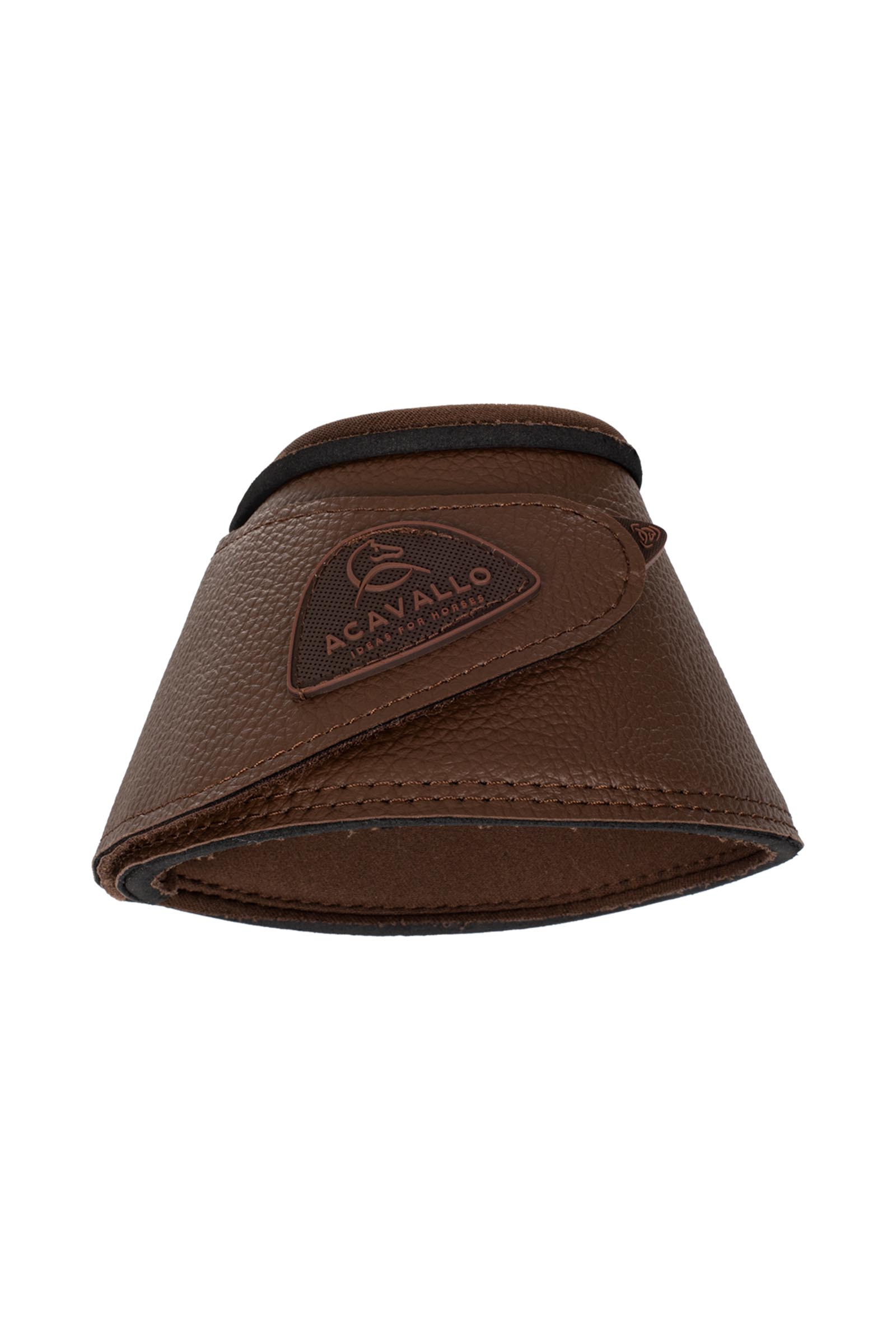 Dark Brown Acavallo Eco-Leder Glockenstiefel