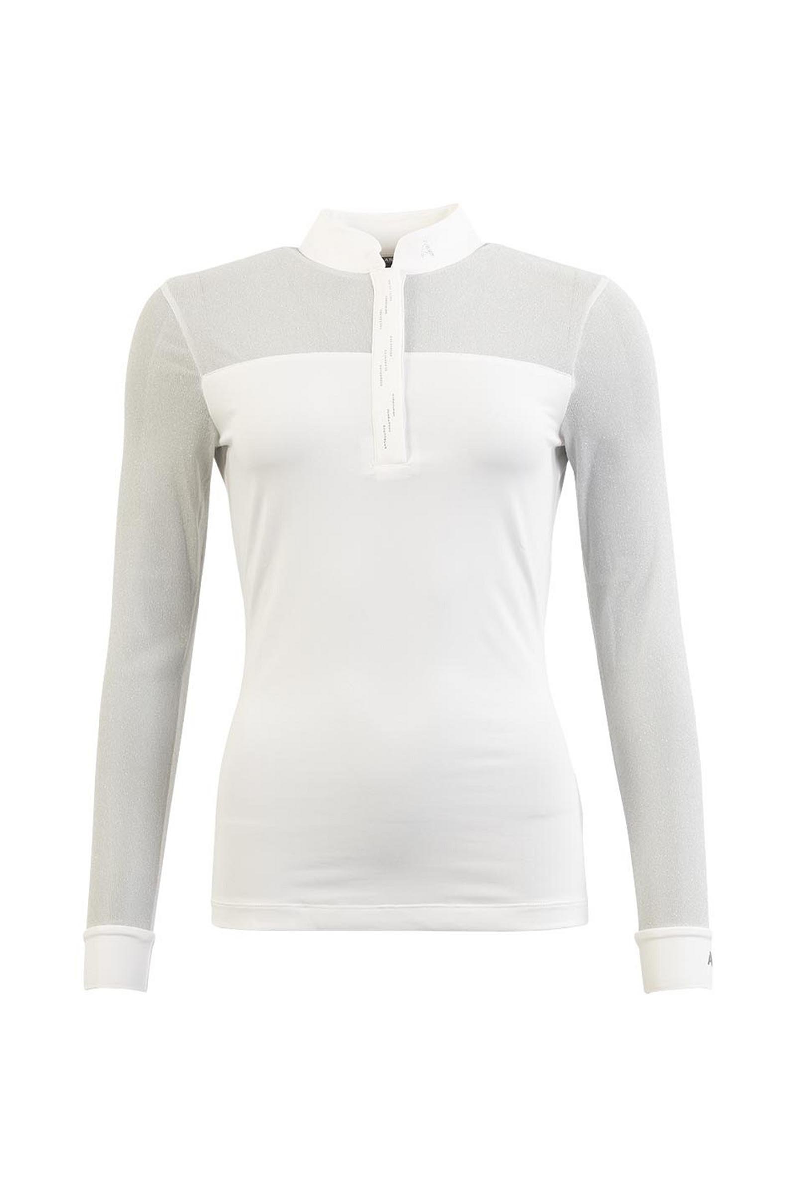 White ANKY Competition Luminous Damen Turniershirt, langarm