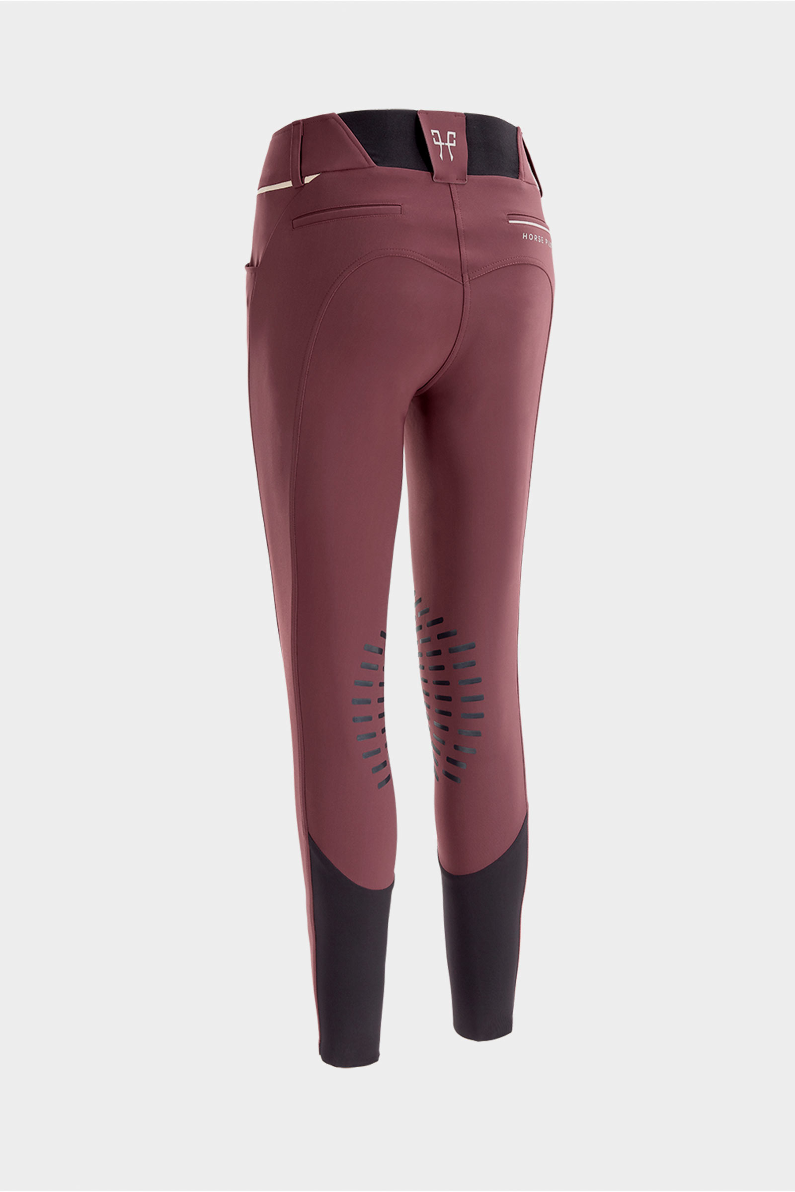 Burgundy Horse Pilot X-Design Damenreithose