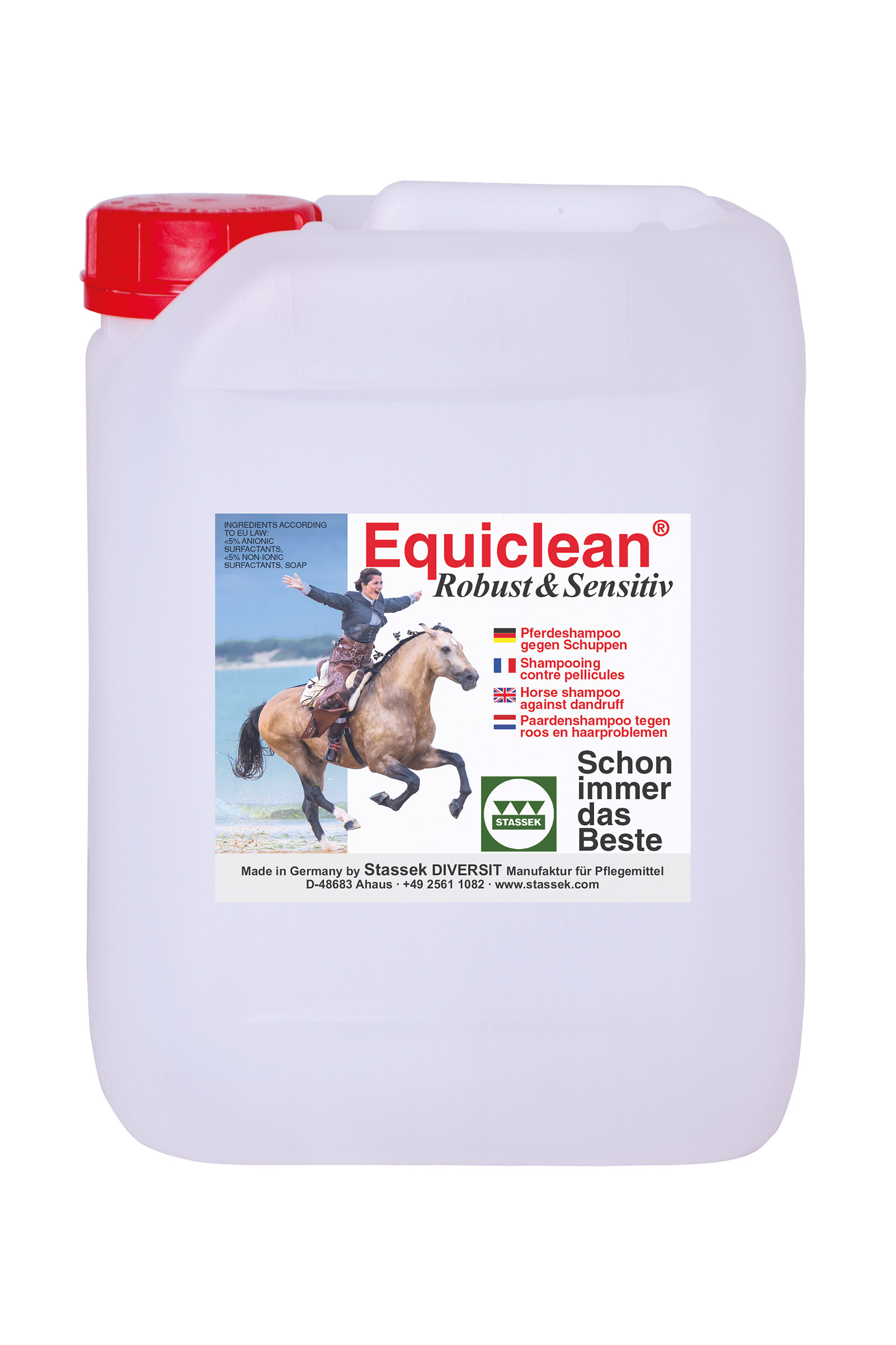 Stassek Equiclean Robust Outdoor Shampoo, 5 Liter