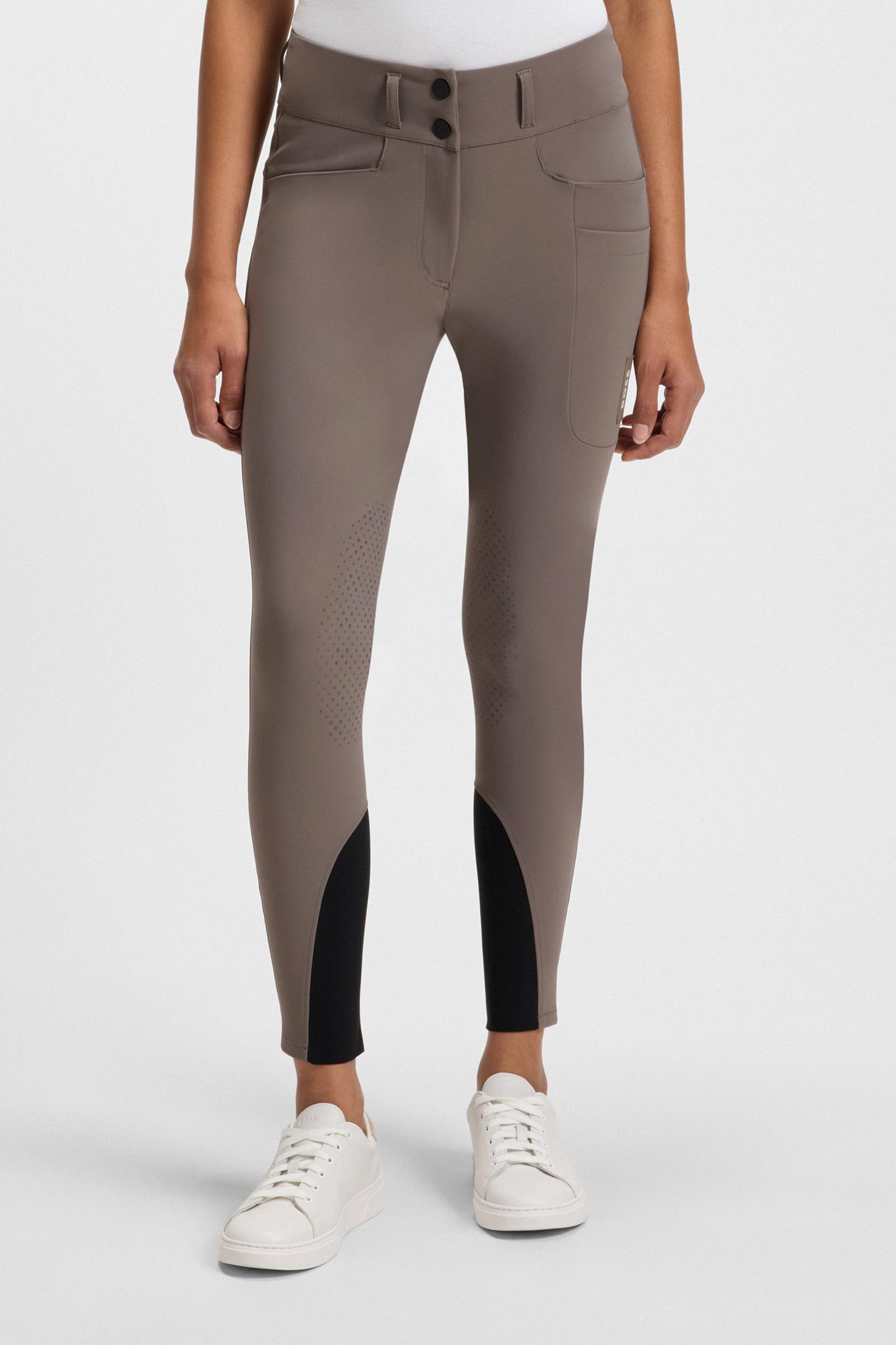 Boss Hannah Damen High Waist Kniebesatz Technical Reithose