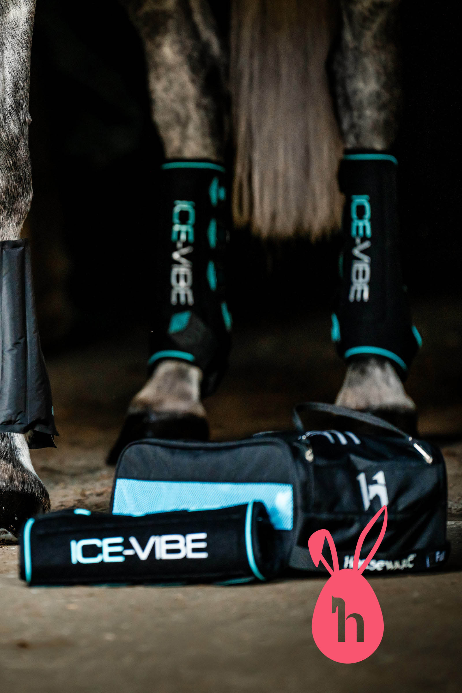 Horseware Ice-Vibe Gamaschen mit K&uuml;hl- und Vibrationsfunktion (Paar)