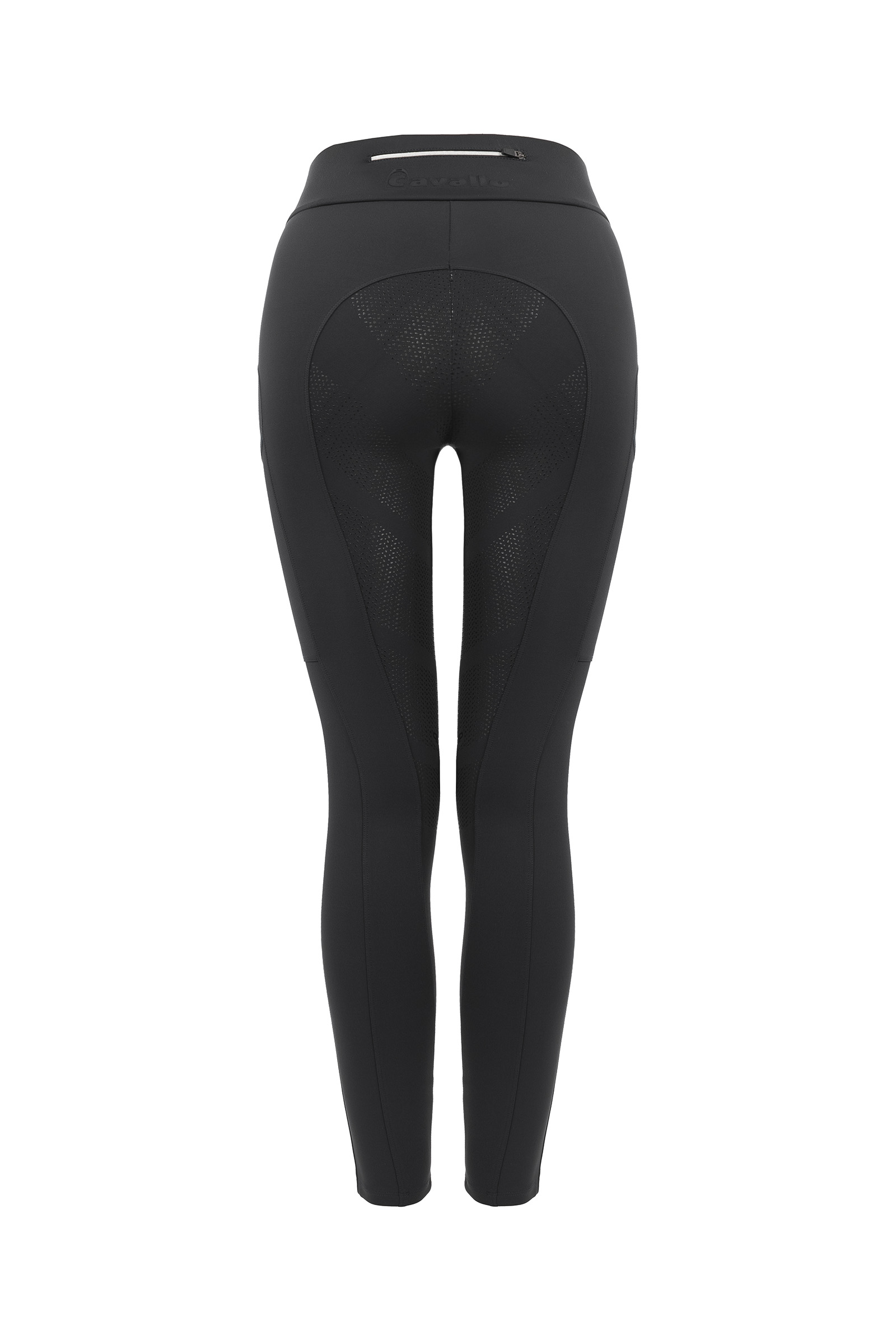 Graphite Dark grey Cavallo CAVALLEYLA Damen Reitleggings mit Vollbesatz