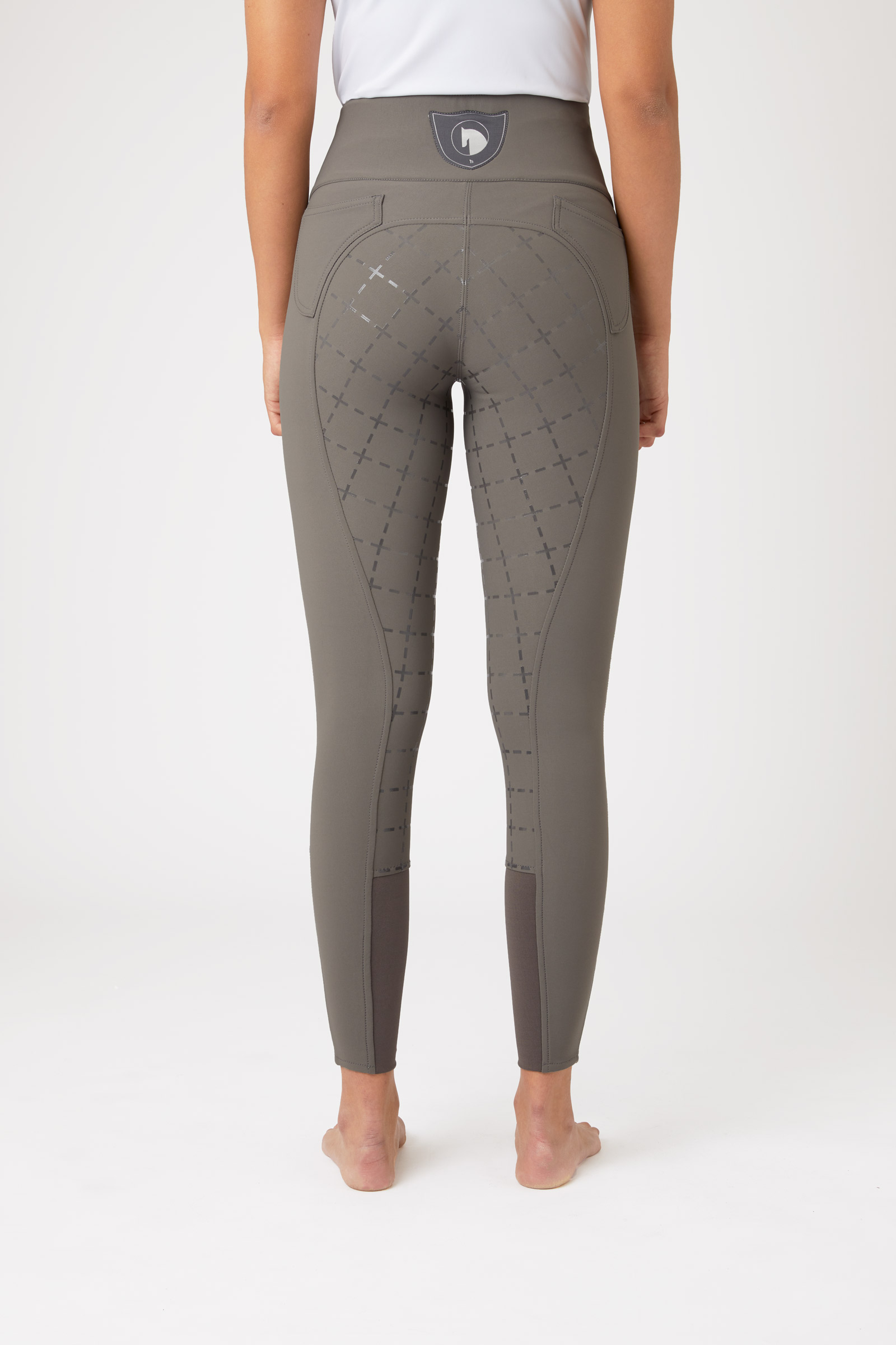 Horze Desiree Damenreithose mit hohem Bund und Silikongrip-Vollbesatz, UPF 50+