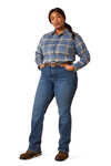 Ariat Rebar Flannel DuraStretch Damen Arbeitshemd
