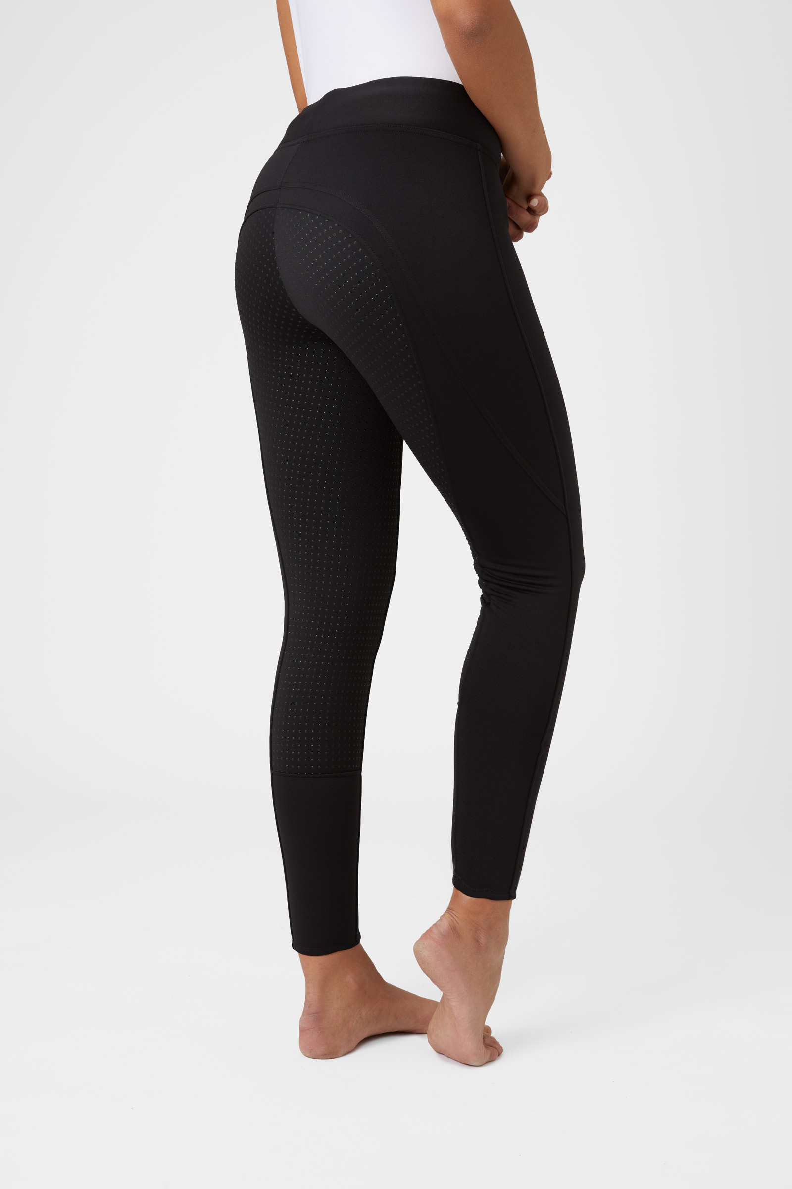 Horze Active Winterreitleggings mit Vollbesatz und Silikon-Grip f&uuml;r Damen