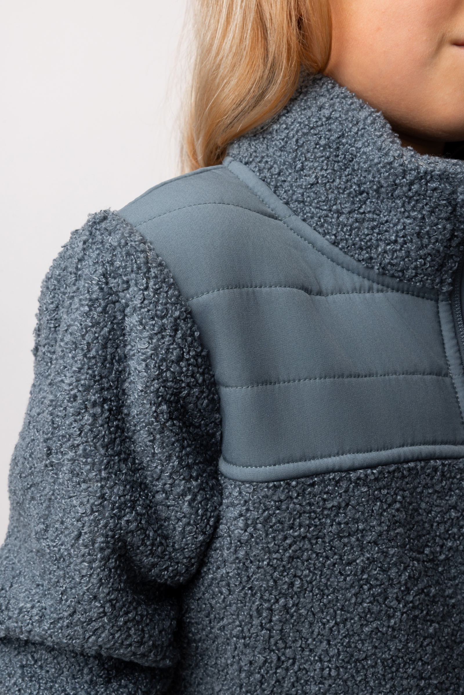 Horze Misha Kinder Hybrid Fleecejacke