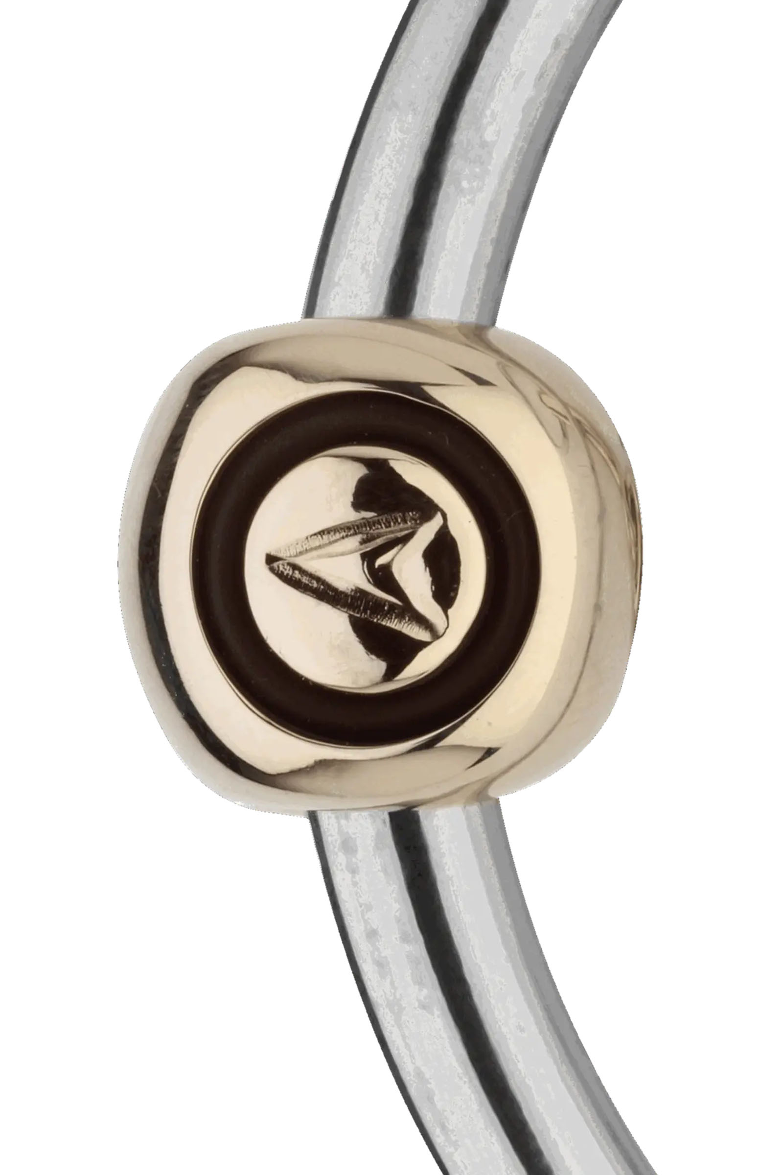 Sprenger Novocontact Olivenkopfgebiss 14 mm einfach gebrochen Sensogan mit D-f&ouml;rmigen Ringen