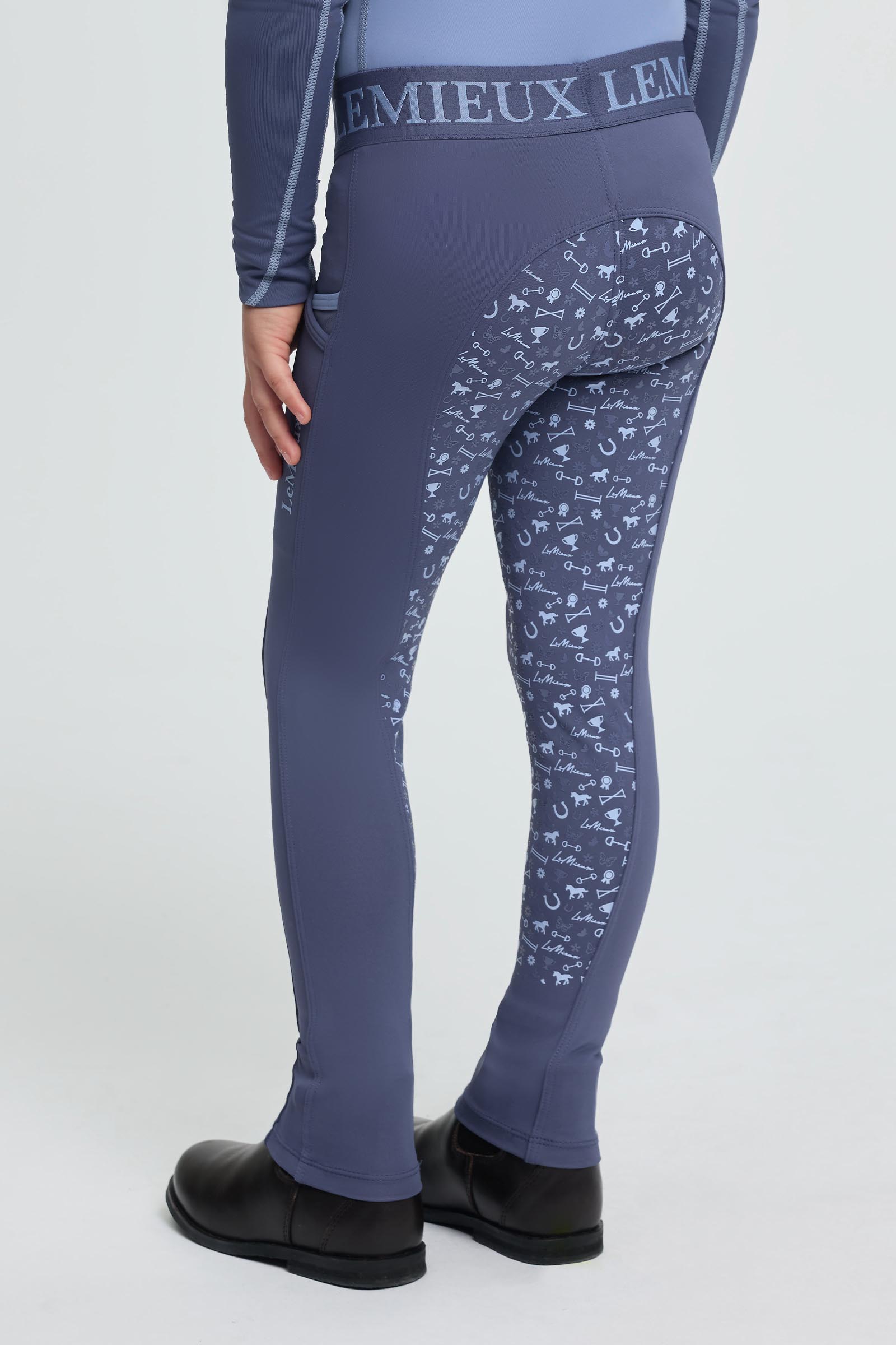 Shadow LeMieux Mini Kinder Pull On Reithose