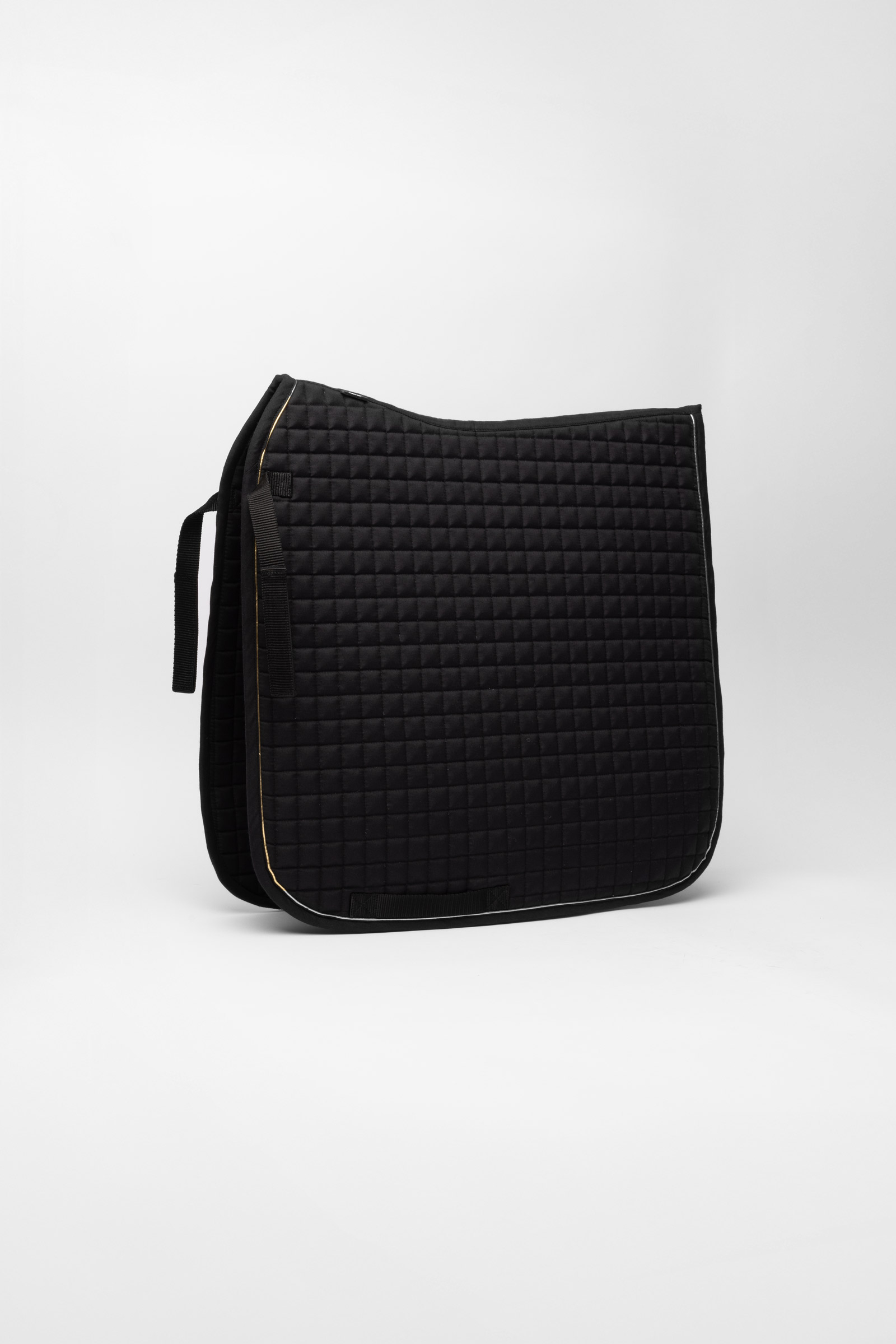 Black/Gold Horze Exeter Dressurschabracke