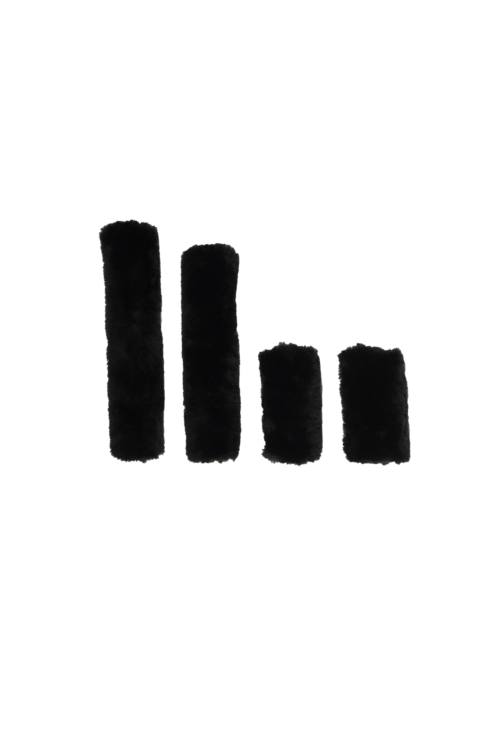 Kentucky Horsewear Lammfell-Set f&uuml;r Halfter, 4-teilig