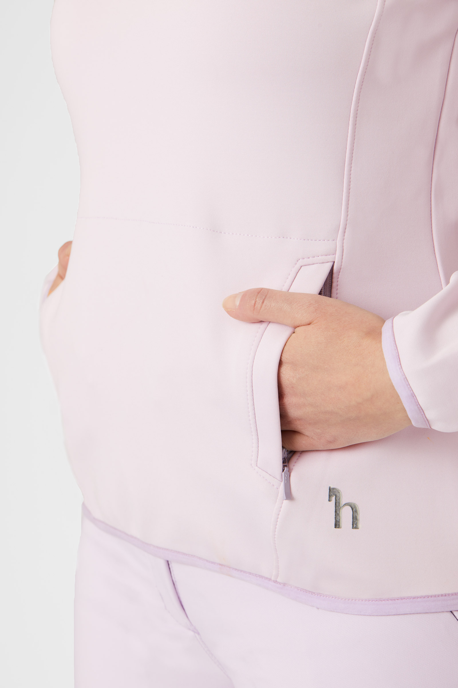 Horze Kaitlin Damen Funktionssweatshirt mit Blumenkragen