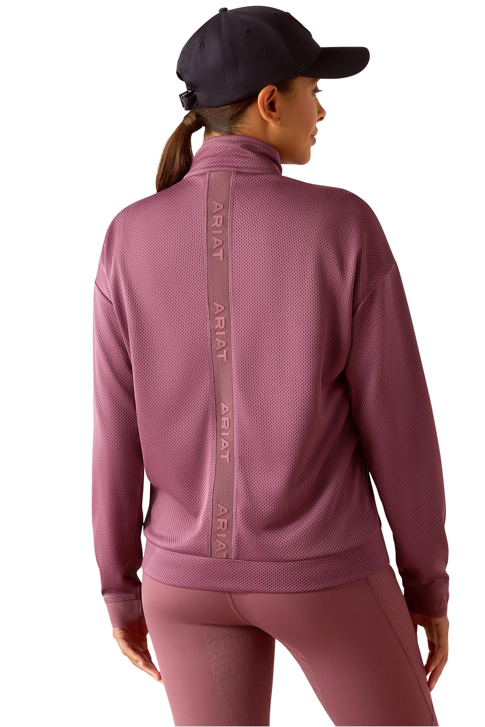 Ariat Breathe Damen Sweatshirt mit 1/2 Rei&szlig;verschluss