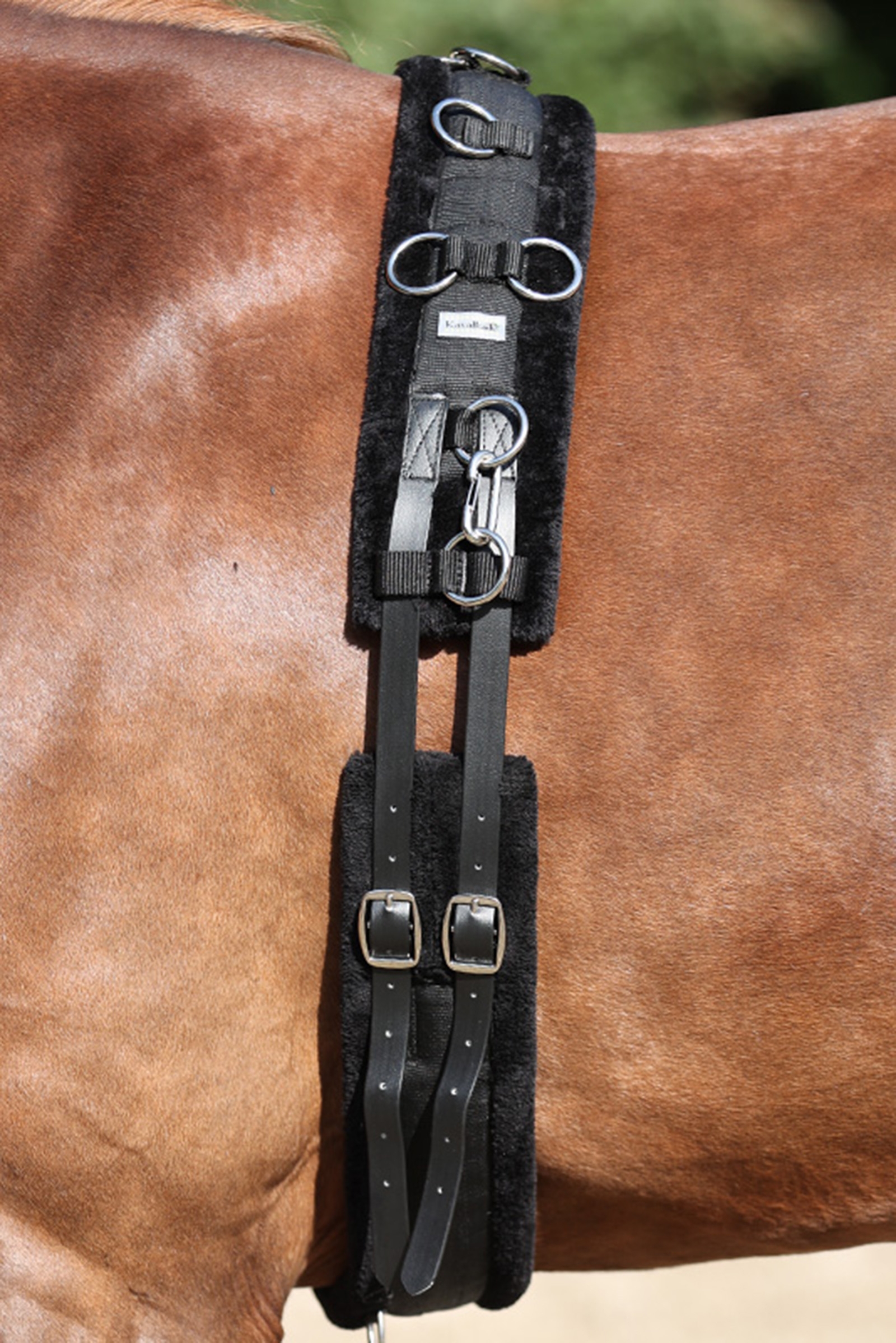 Kavalkade Longiergurt mit Kunstfell