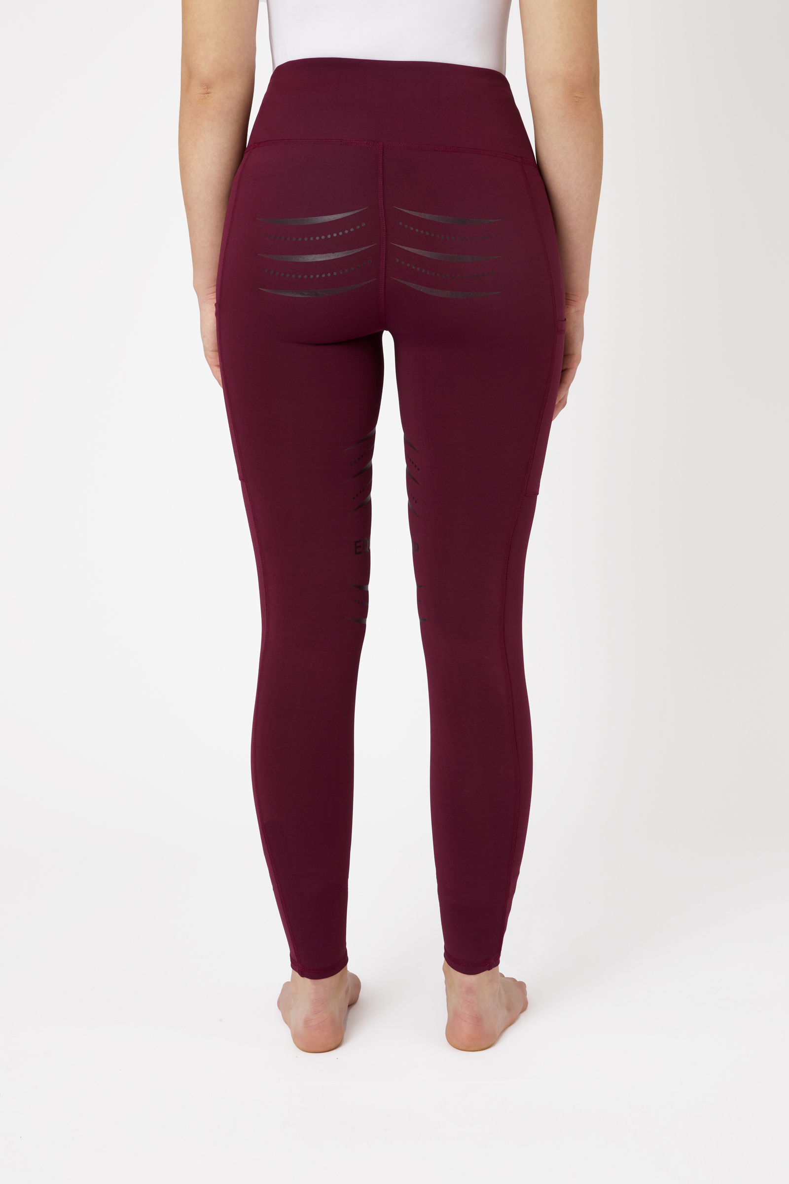Reitleggings f&uuml;r Damen mit Silikonvollbesatz und Handytaschen
