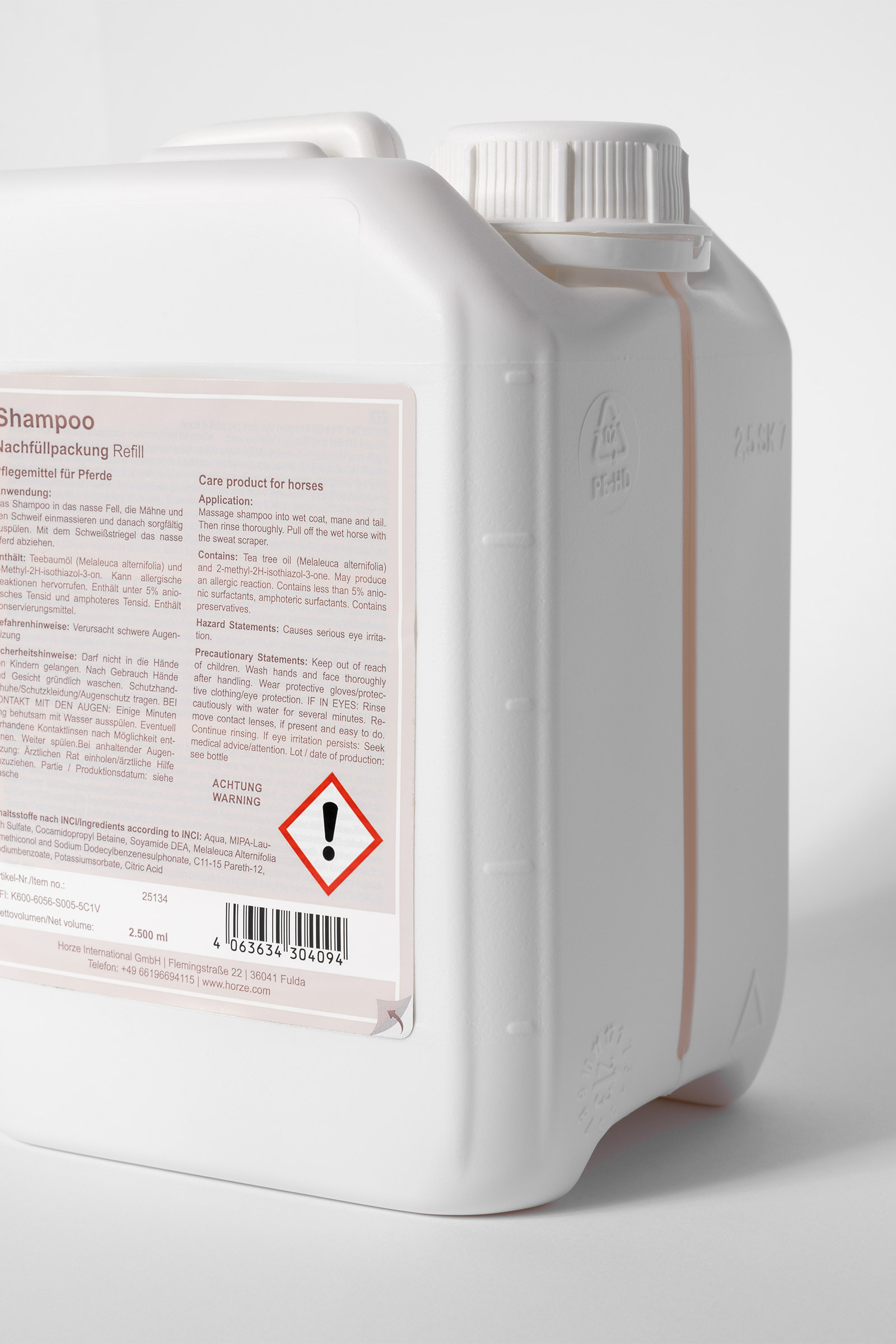 Horze Teebaum&ouml;l Shampoo Refill, 2.5l