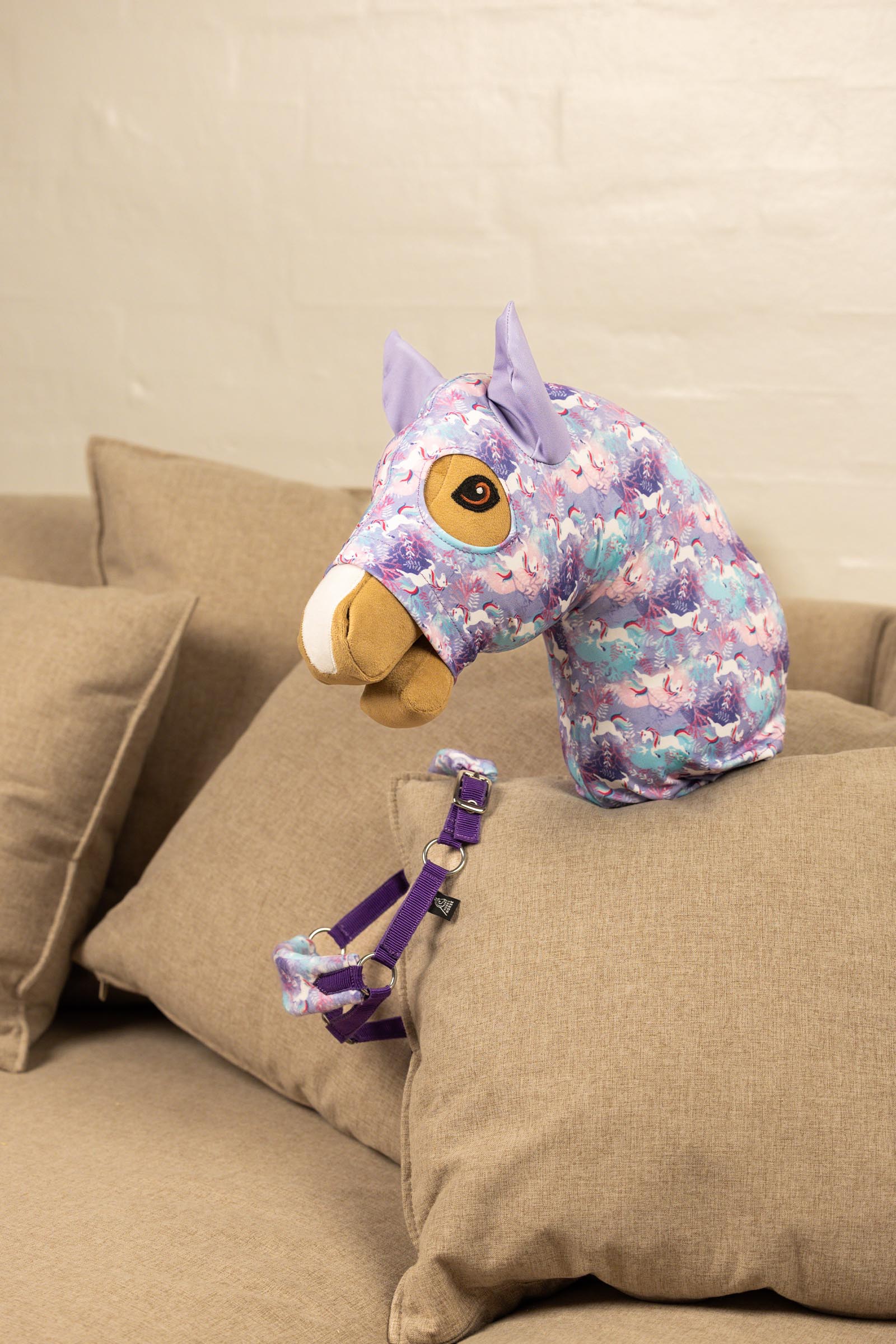 My Hobby Horse Nylonhalfter mit Einhorn-Polsterung