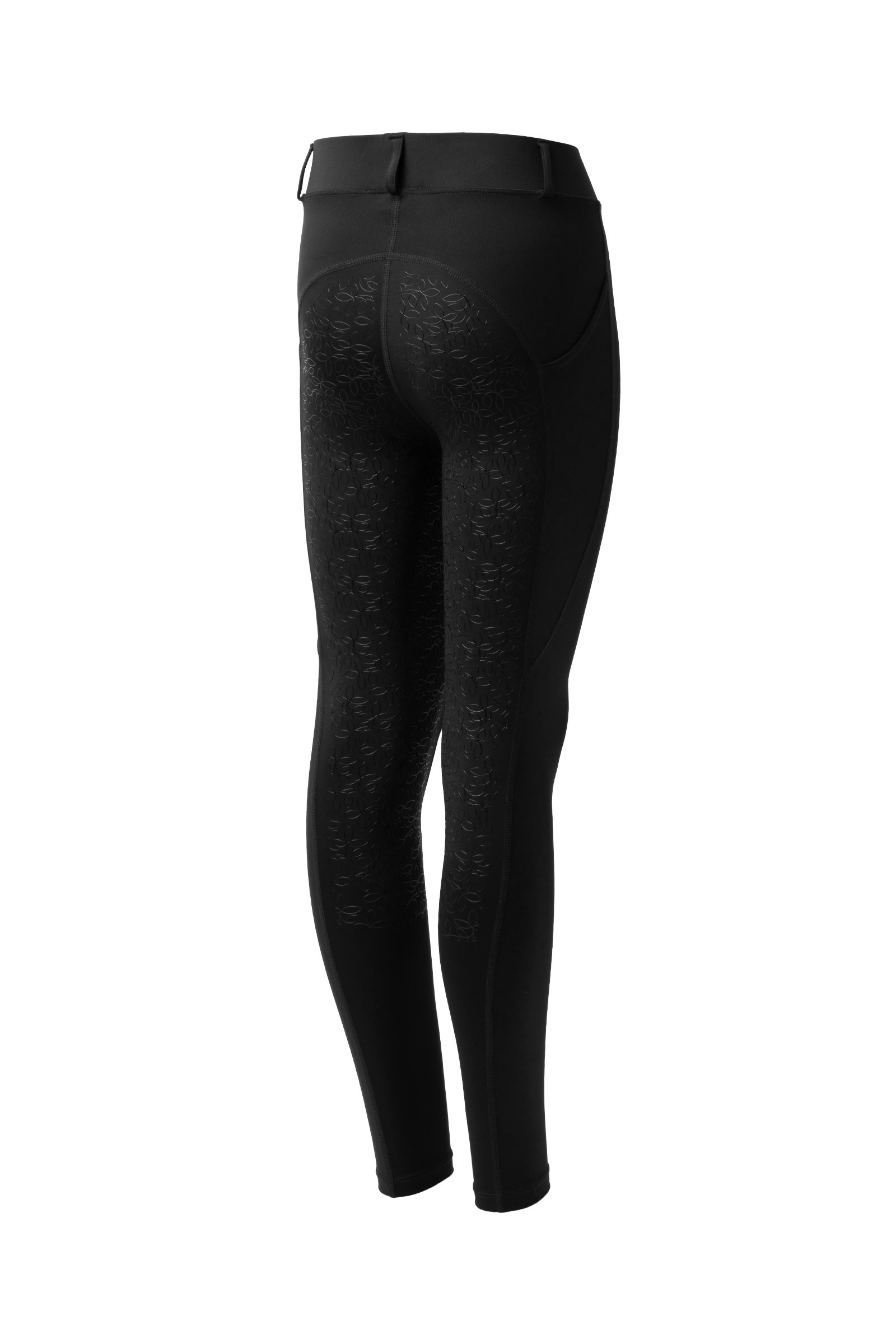 jet black Horze Dea Kinder Vollbesatzreitleggings  