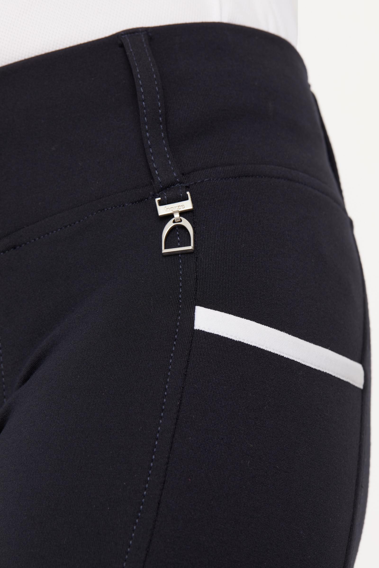 Horze Lucinda Kinder Reitleggings mit Silikonvollbesatz und hohem Bund