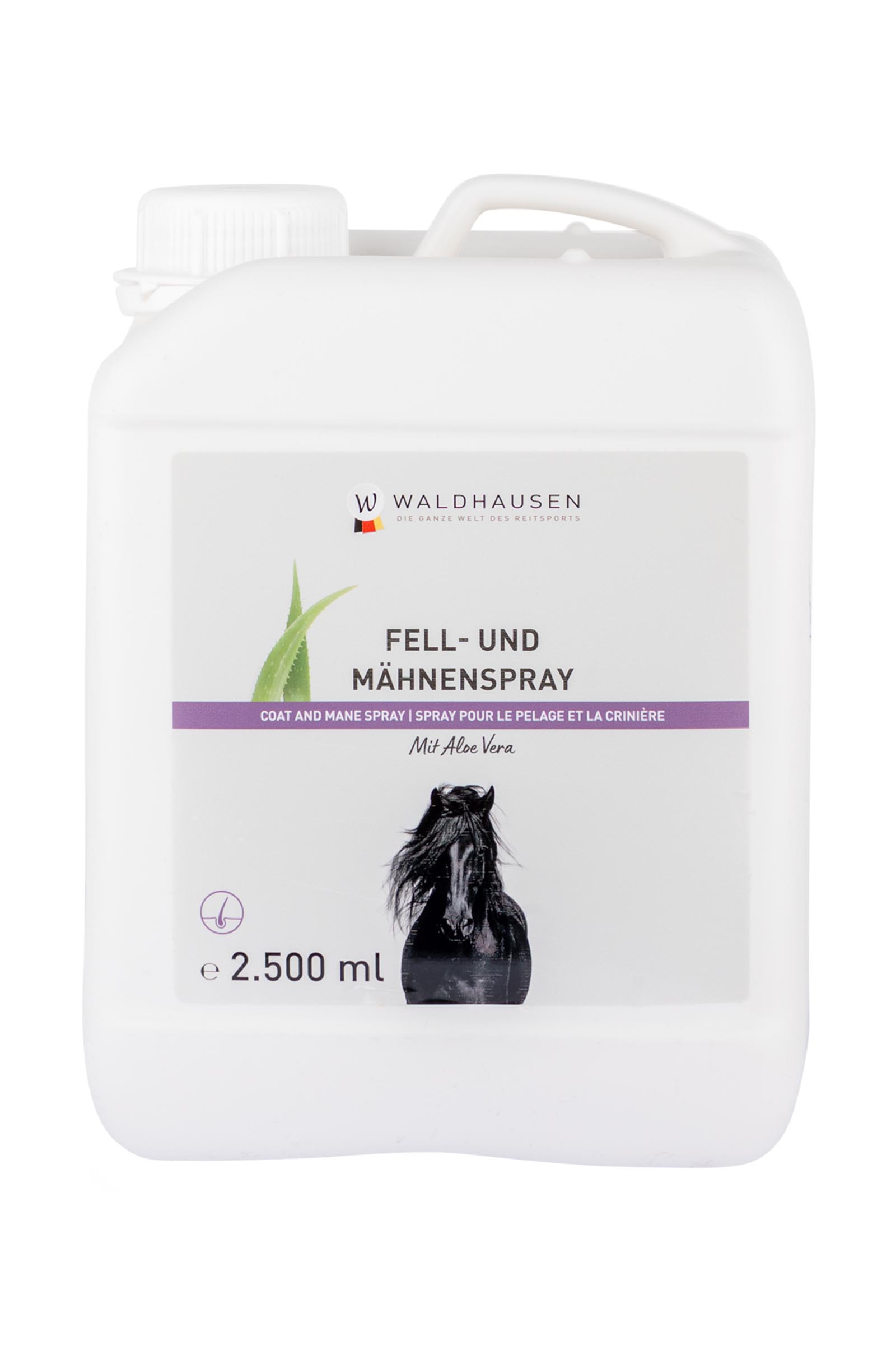 No Color Waldhausen Pflegespray für Mähne & Schweif mit Aloe Vera, 2,5 l