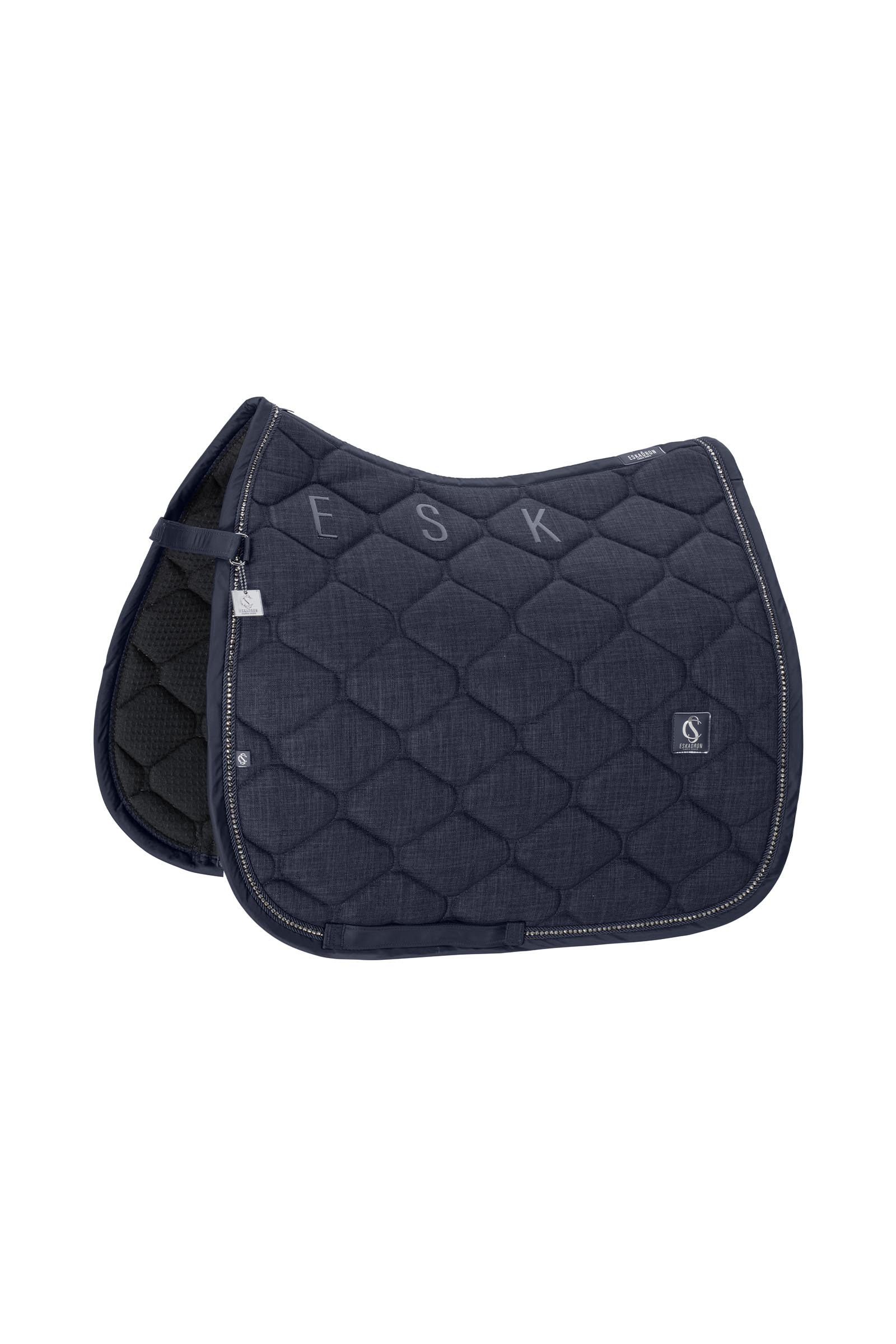 Navy Eskadron Classic Sport SS26 Boucl&eacute; Crystal Dressurschabracke