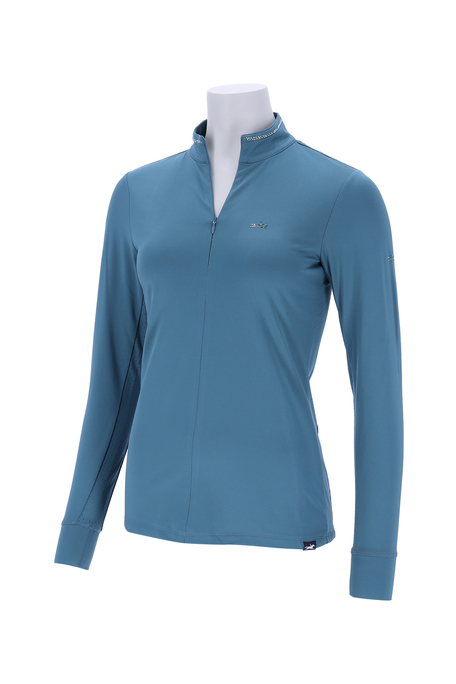 Smaragd Schockem&ouml;hle Sports SP Peppa Style Damen Winter Training Shirt