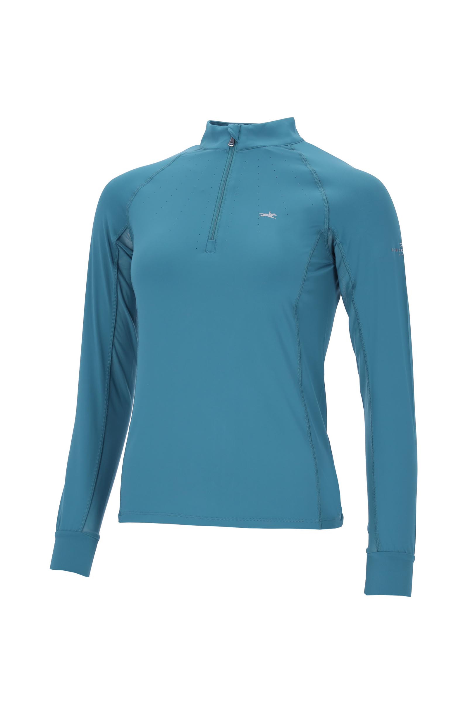 Colonial Blue Schockem&ouml;hle Sports Angie Style Damen-Langarm-Trainingsshirt