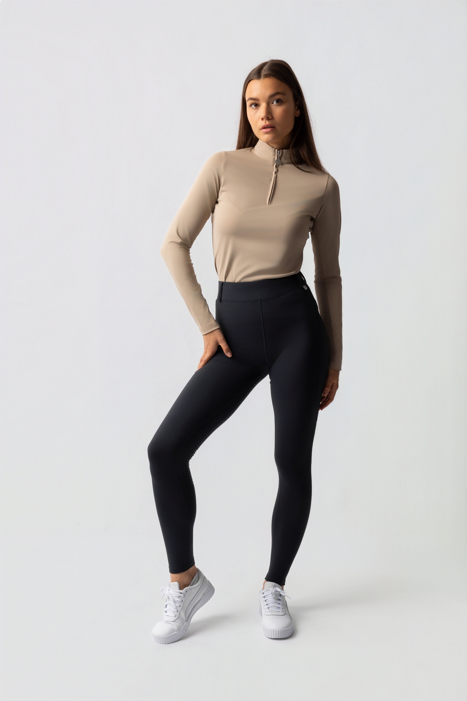 Horze Dea Damen Winter Reitleggings mit Vollbesatz
