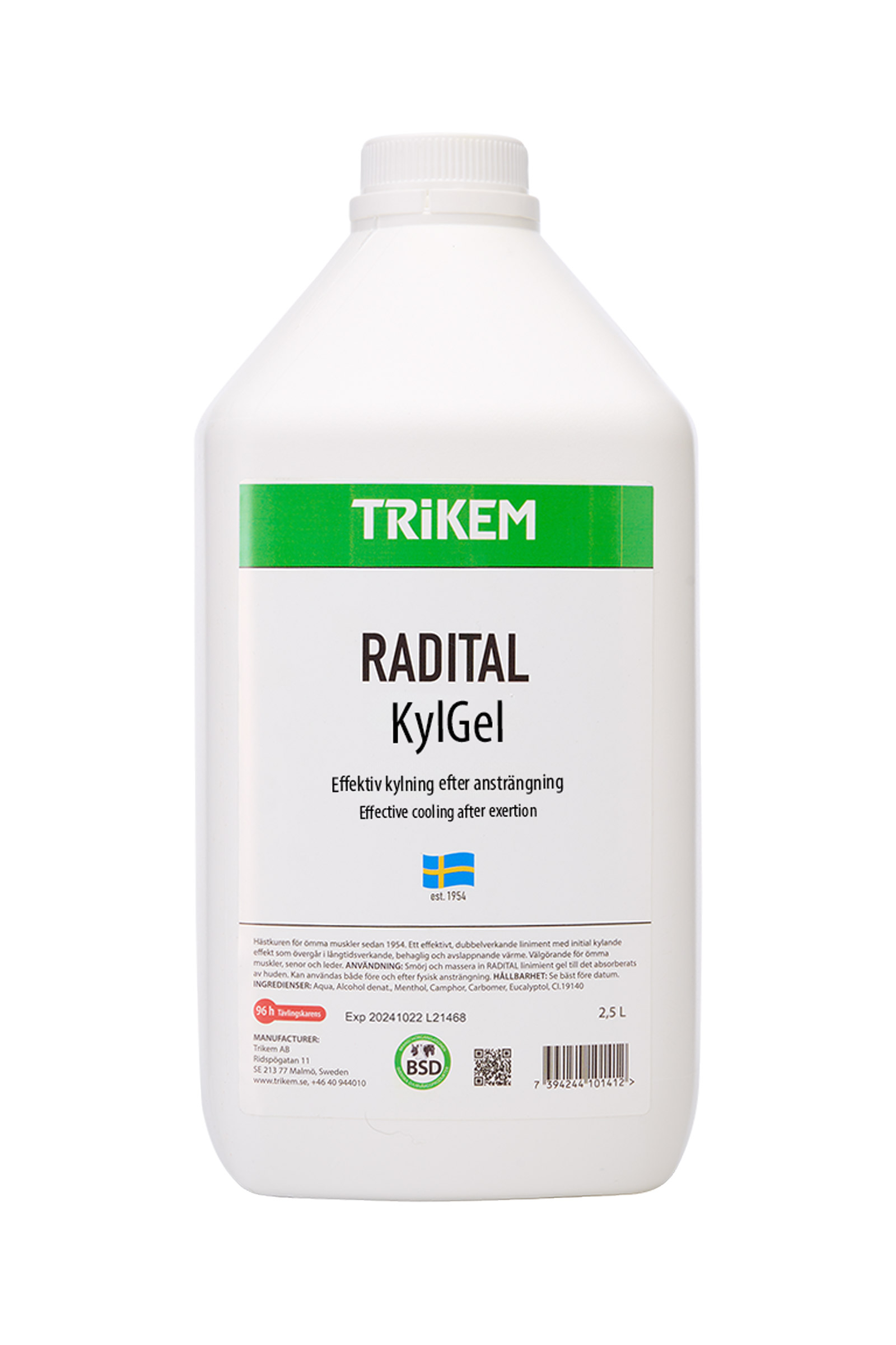 Trikem Radital K&uuml;hlgel, 2,5 Liter