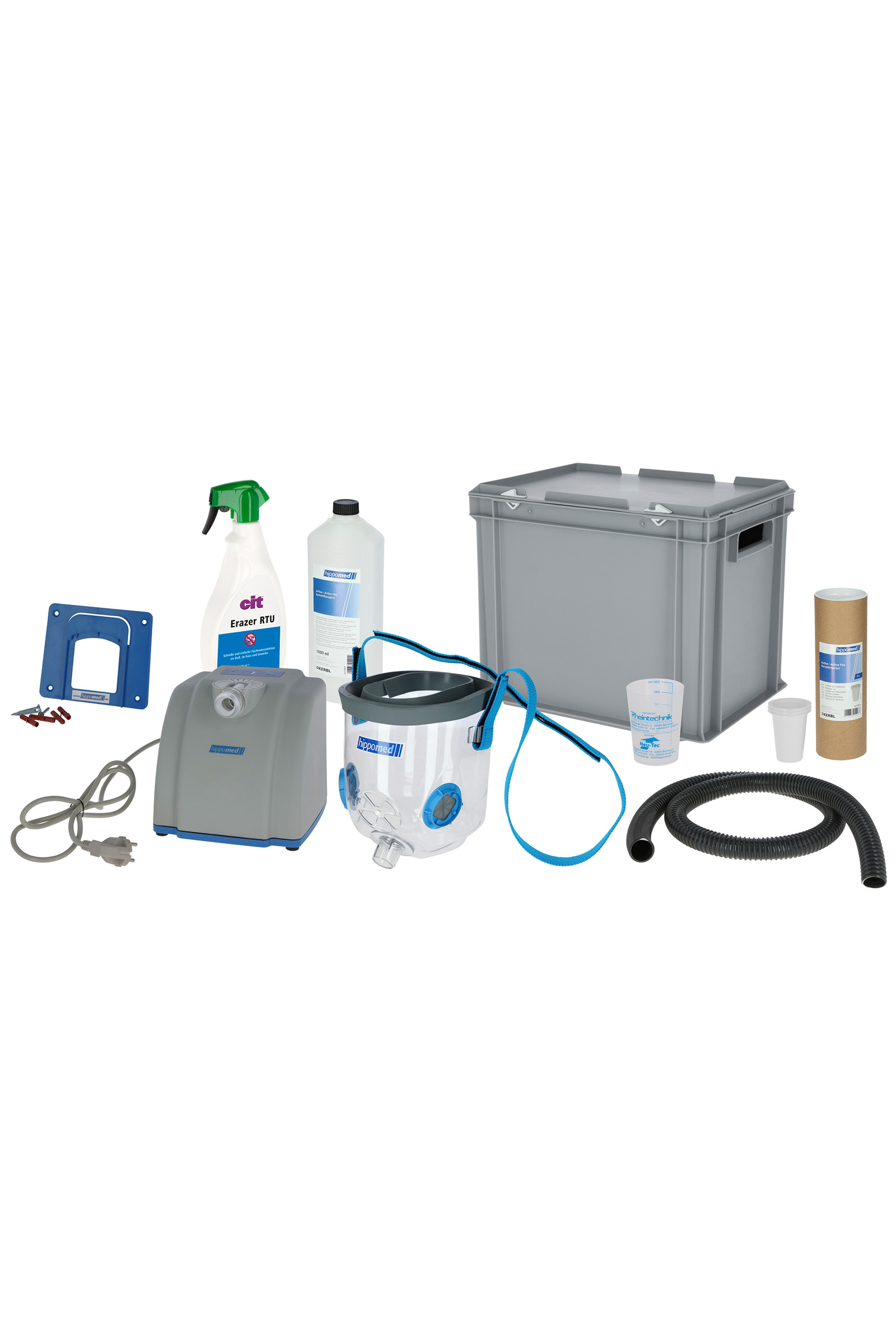 Hippomed AirOne Ultraschall-Inhalator für Pferde mit Maske, Warmblut