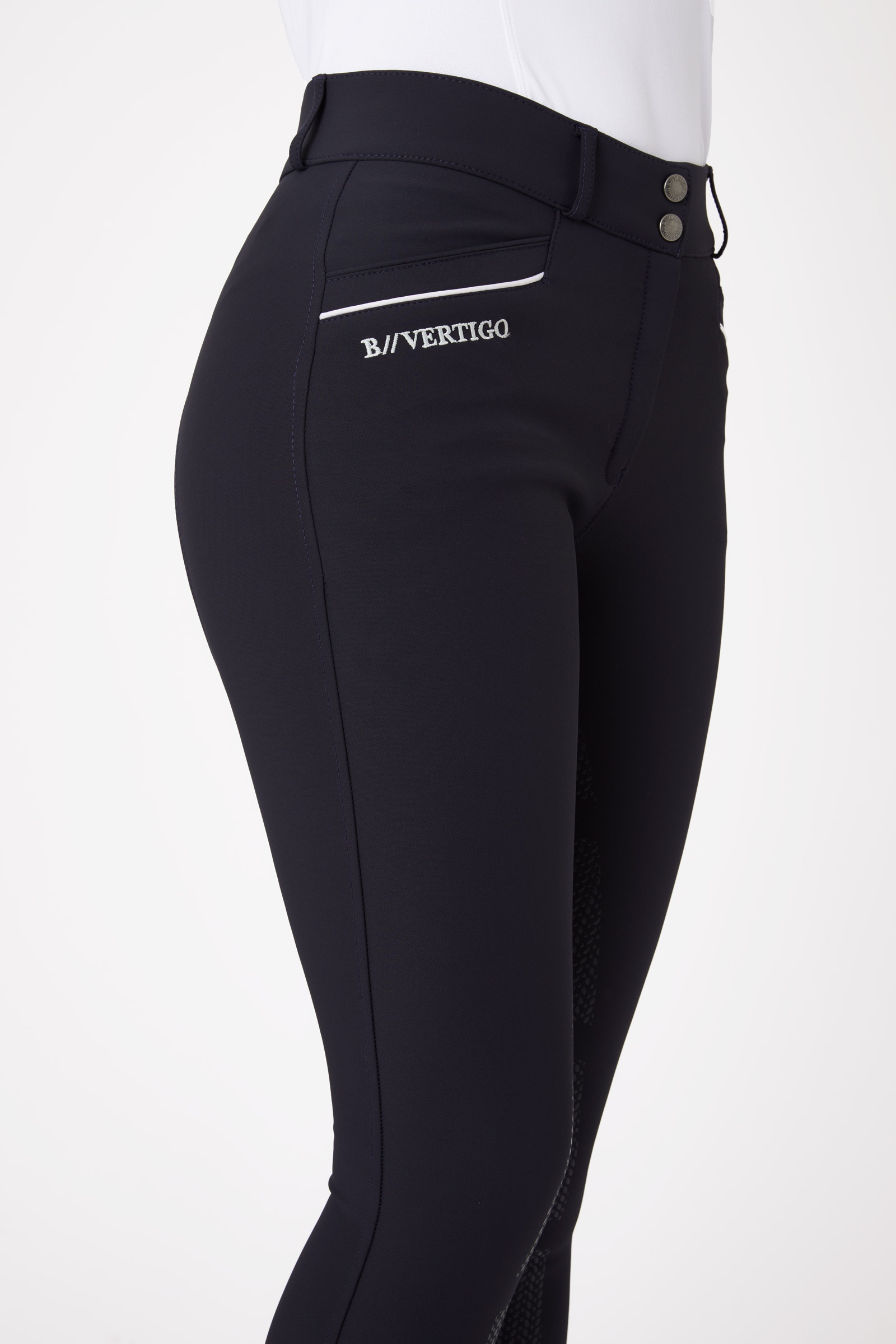 B Vertigo Patricia Damen Vollbesatzreithose mit Silikon-Grip und schmeichelhafter Passform