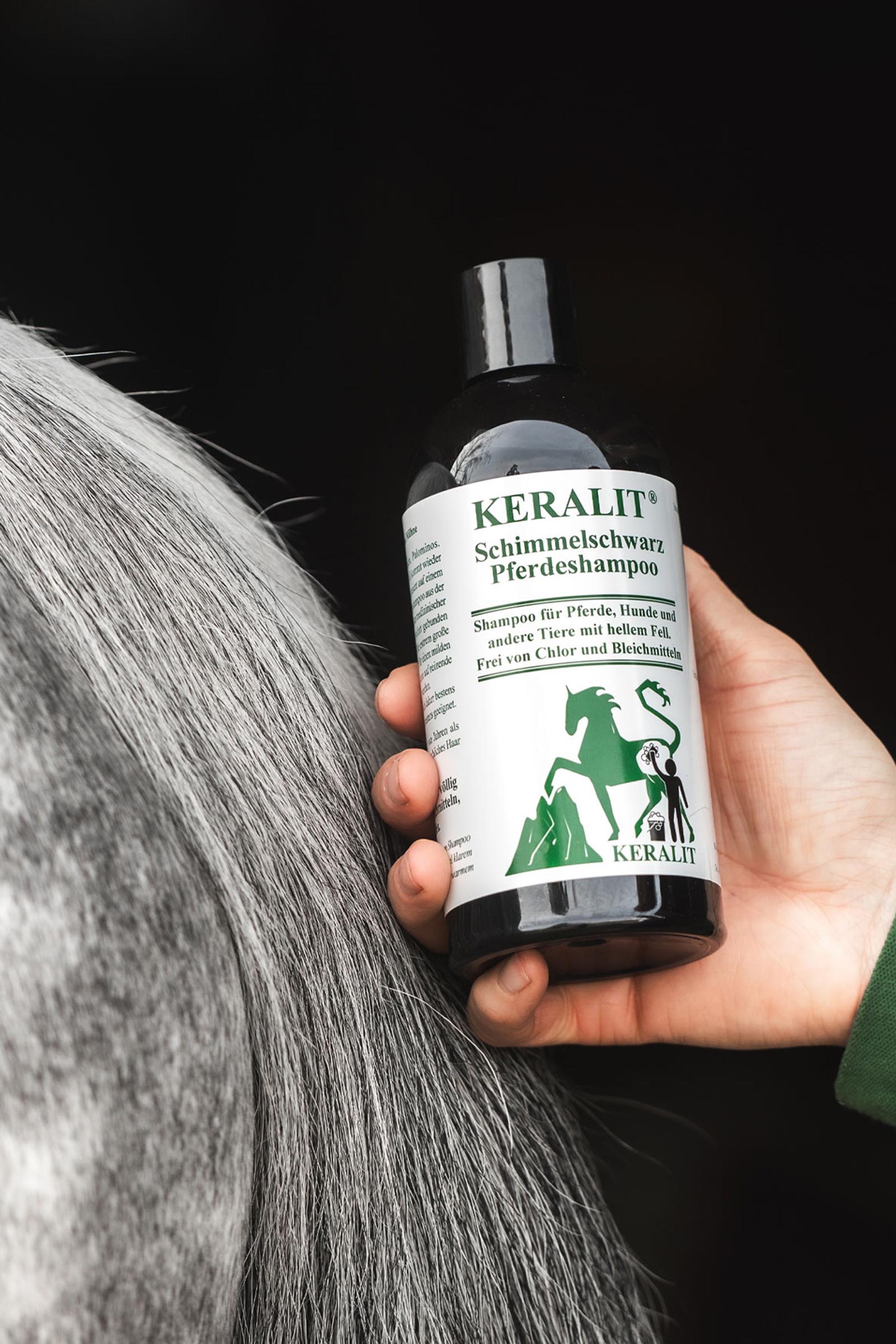 Keralit Tiershampoo-Konzentrat für weißes und graues Fell, 500 ml