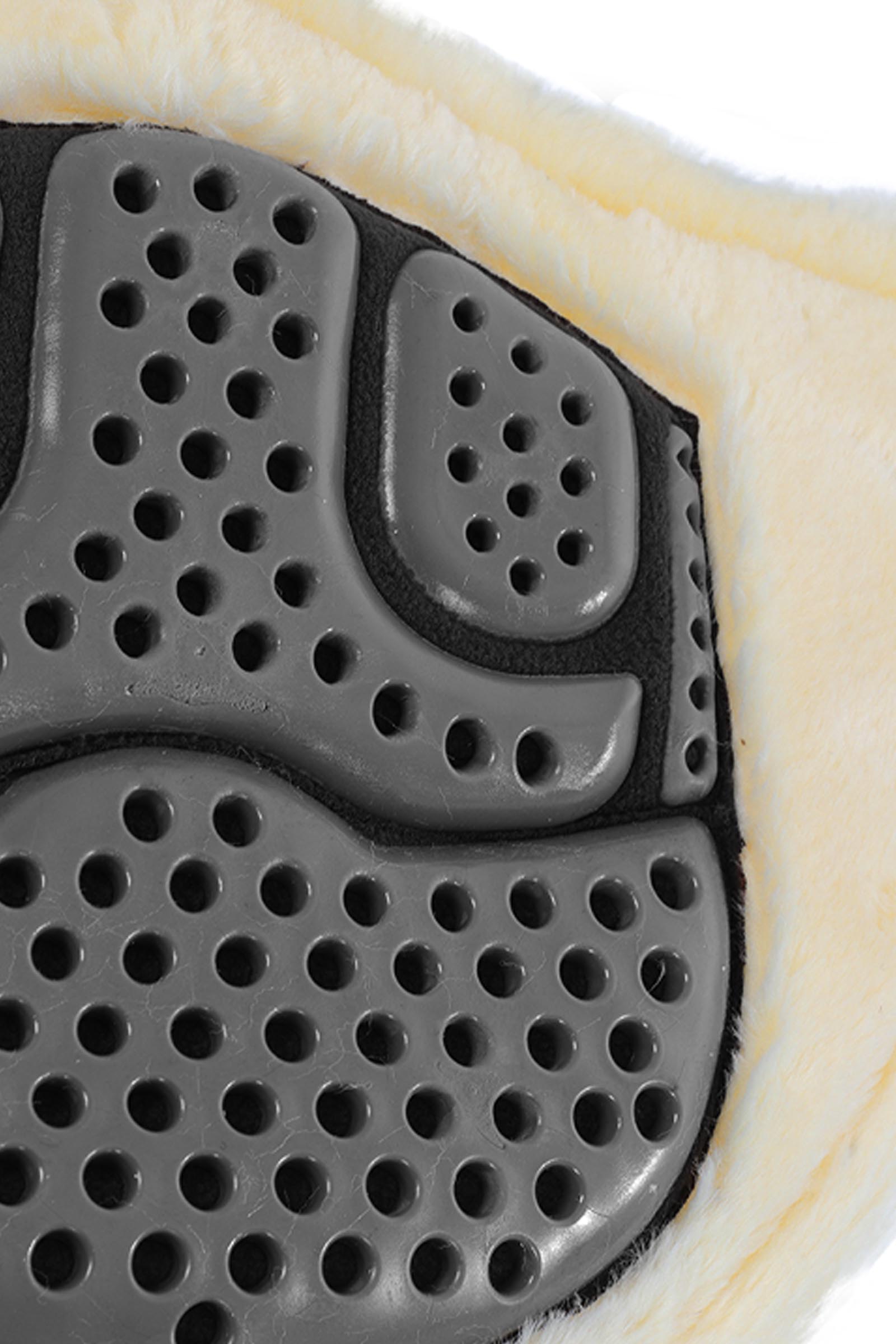 Acavallo Stud Guard Sattelgurt Classic Gel mit Kunstfell  