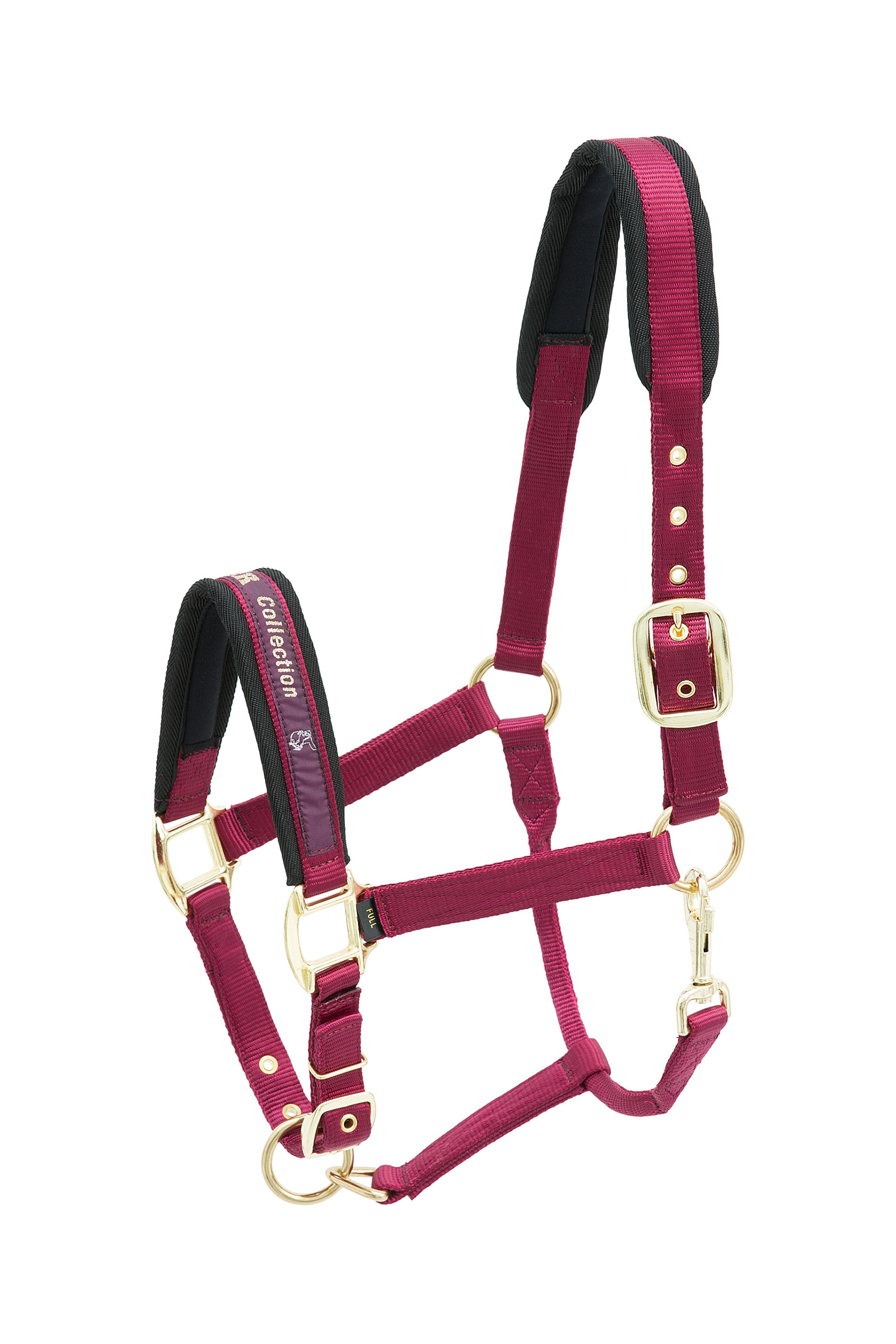 Burgundy Kieffer Collection Nylon-Stallhalfter
