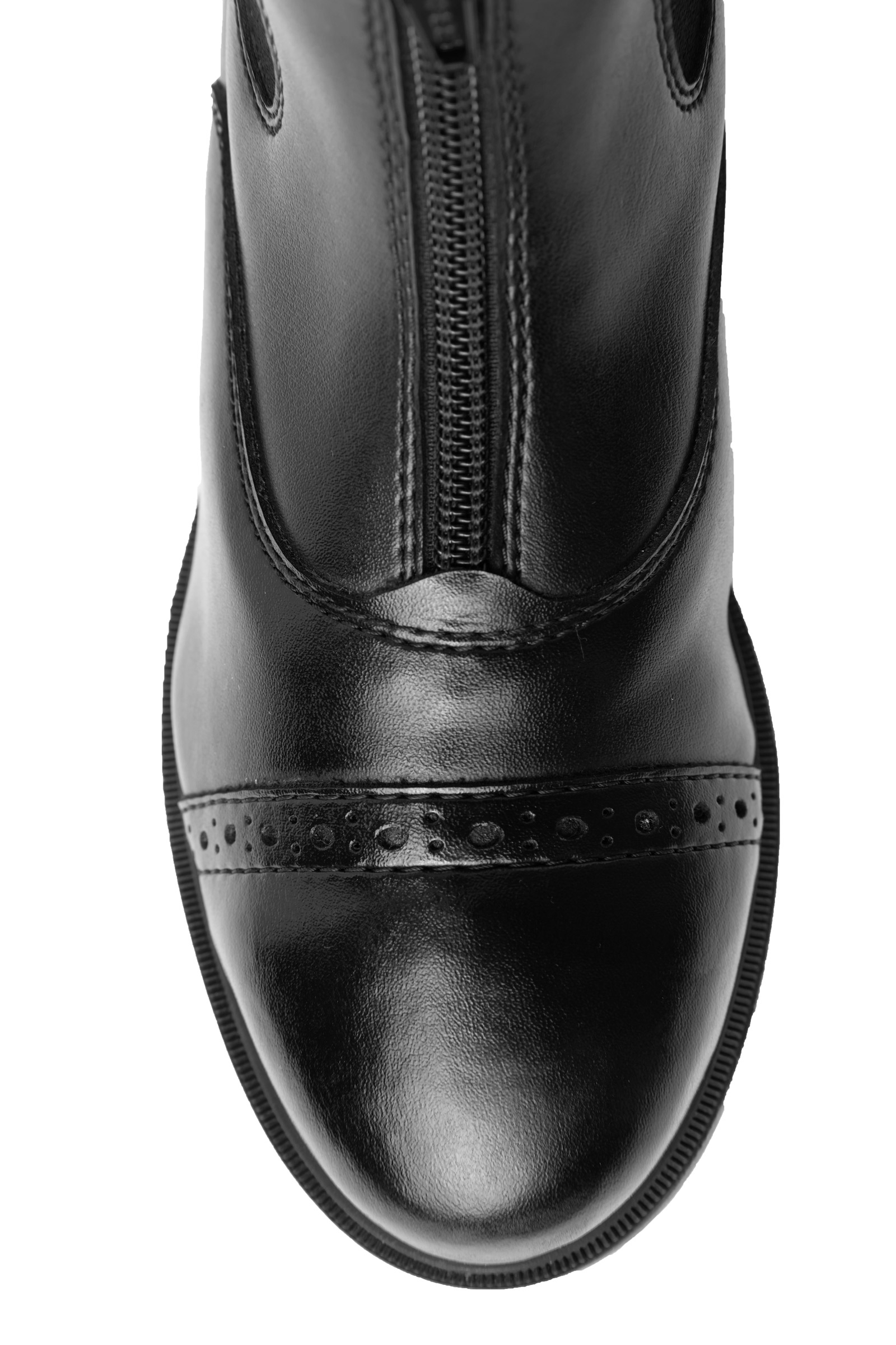 Horze Wexford Kinder Reitstiefeletten mit Frontzipper und Kunstfell