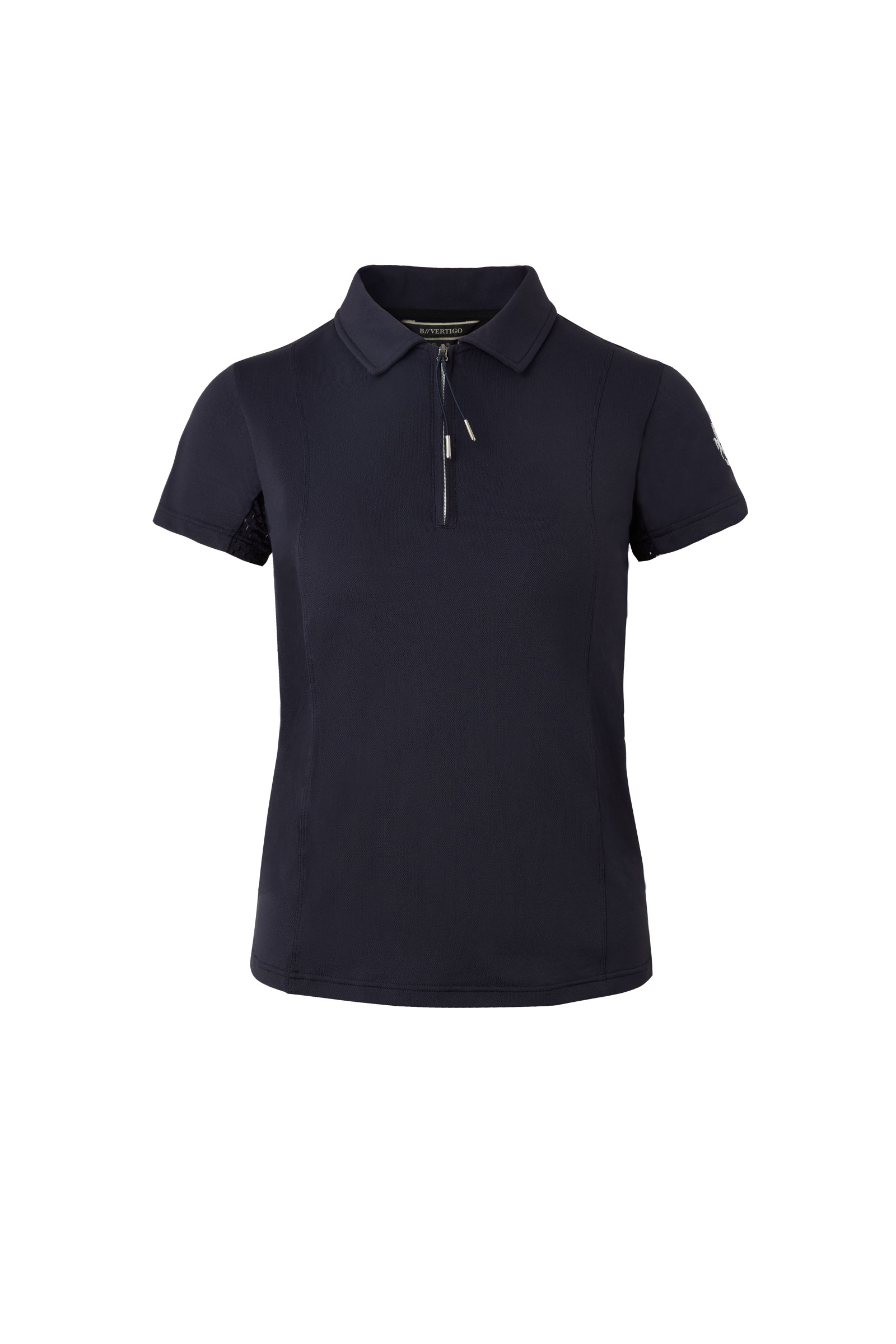 Dunkelnavy B Vertigo Claudine Damen Kurzarm-Poloshirt