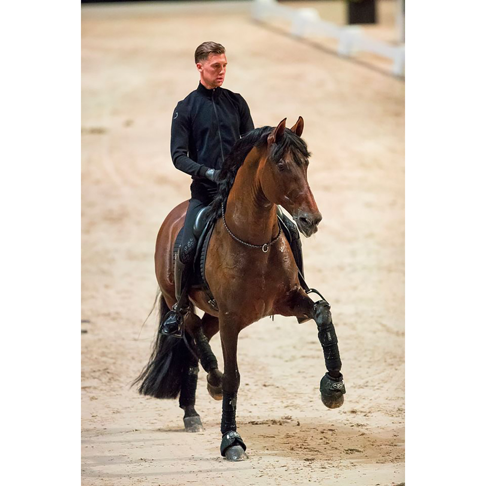 F.R.A. Freedom Riding Articles Kripton Neck Rope (System 1) Woven Leather, 15mm