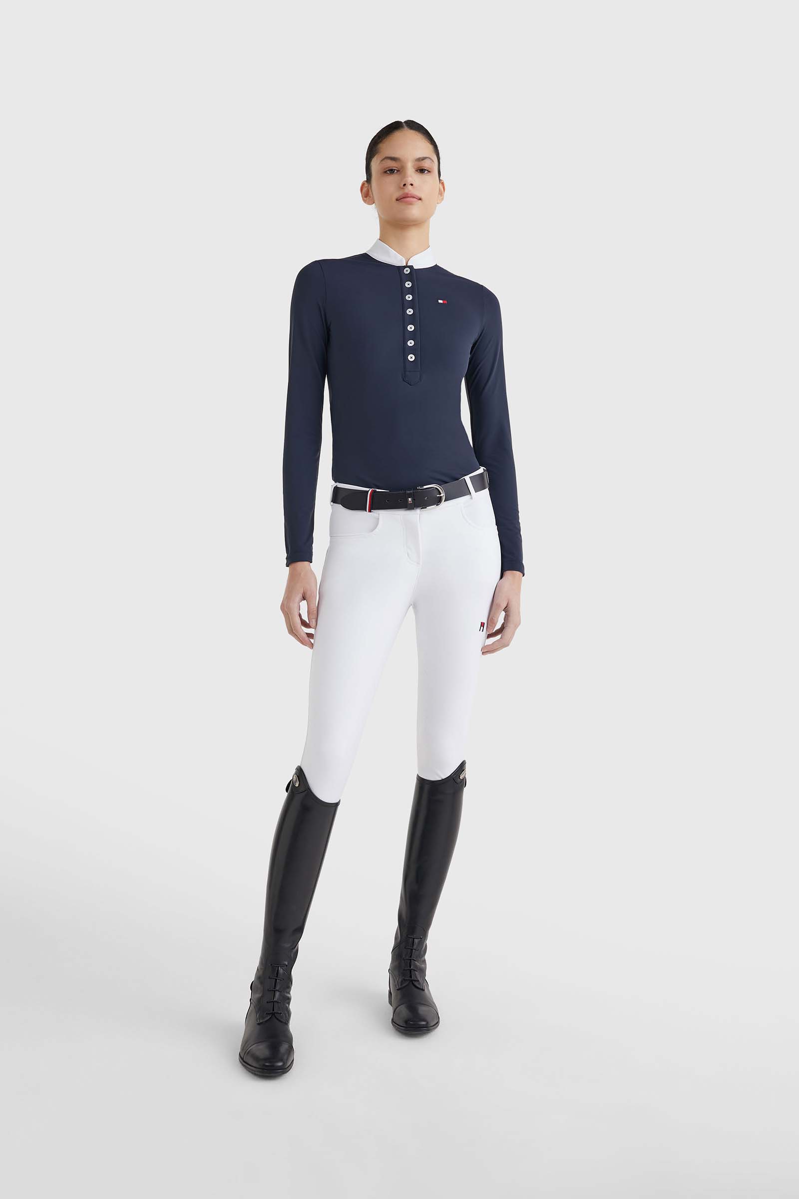 Tommy Hilfiger Equestrian Langarm-Turniershirt