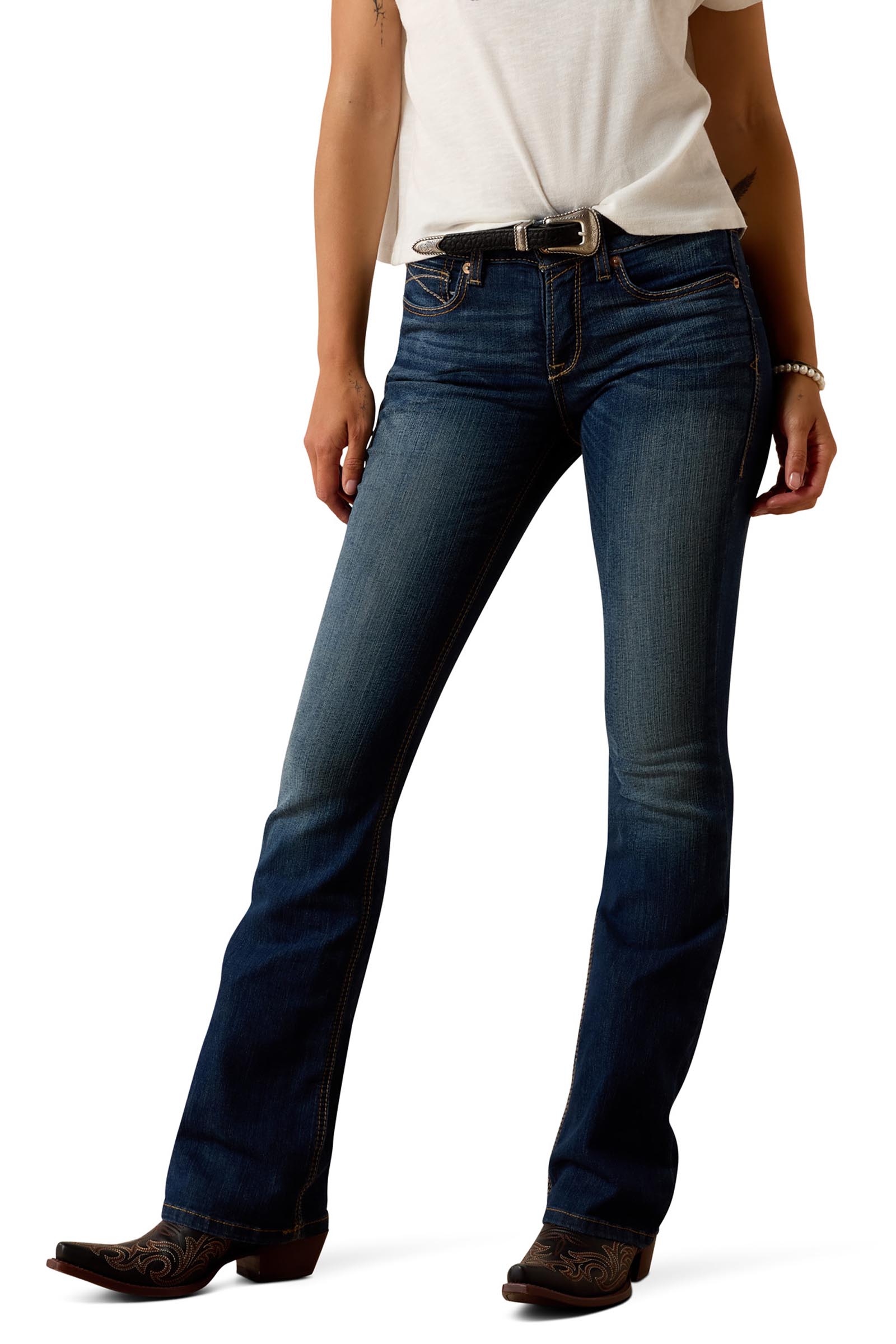 Ariat Rosa Perfect Rise Damen Bootcut Jeans