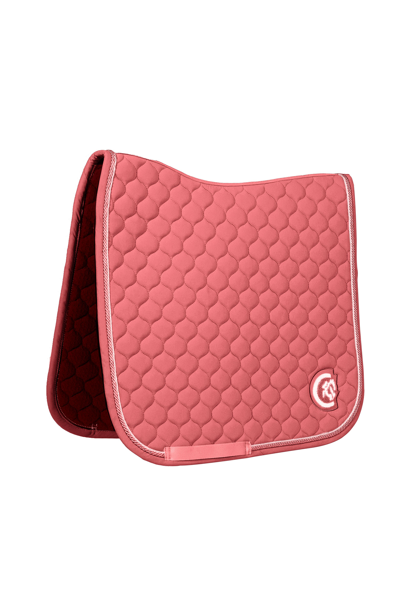 fuchsia Kentucky Horsewear Dressurschabracke onion quilt 3D logo