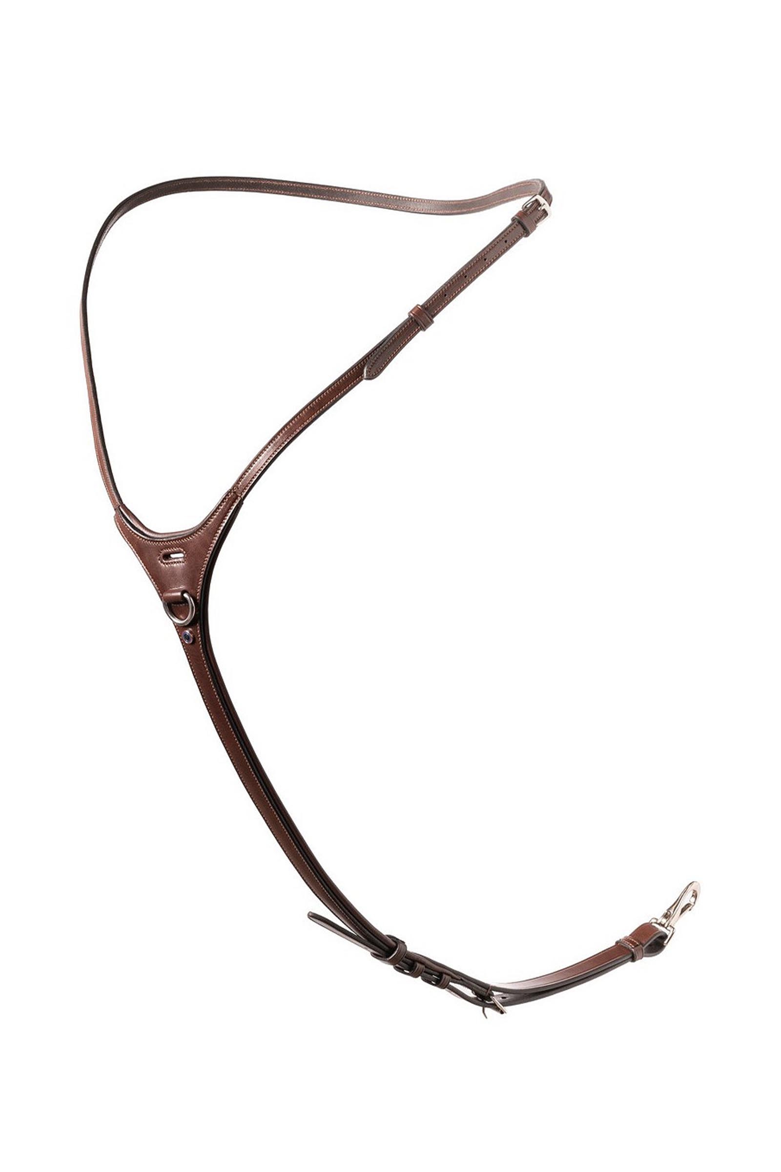 Brown/Silver Trust Equestrian Verona Yoke Breastplate