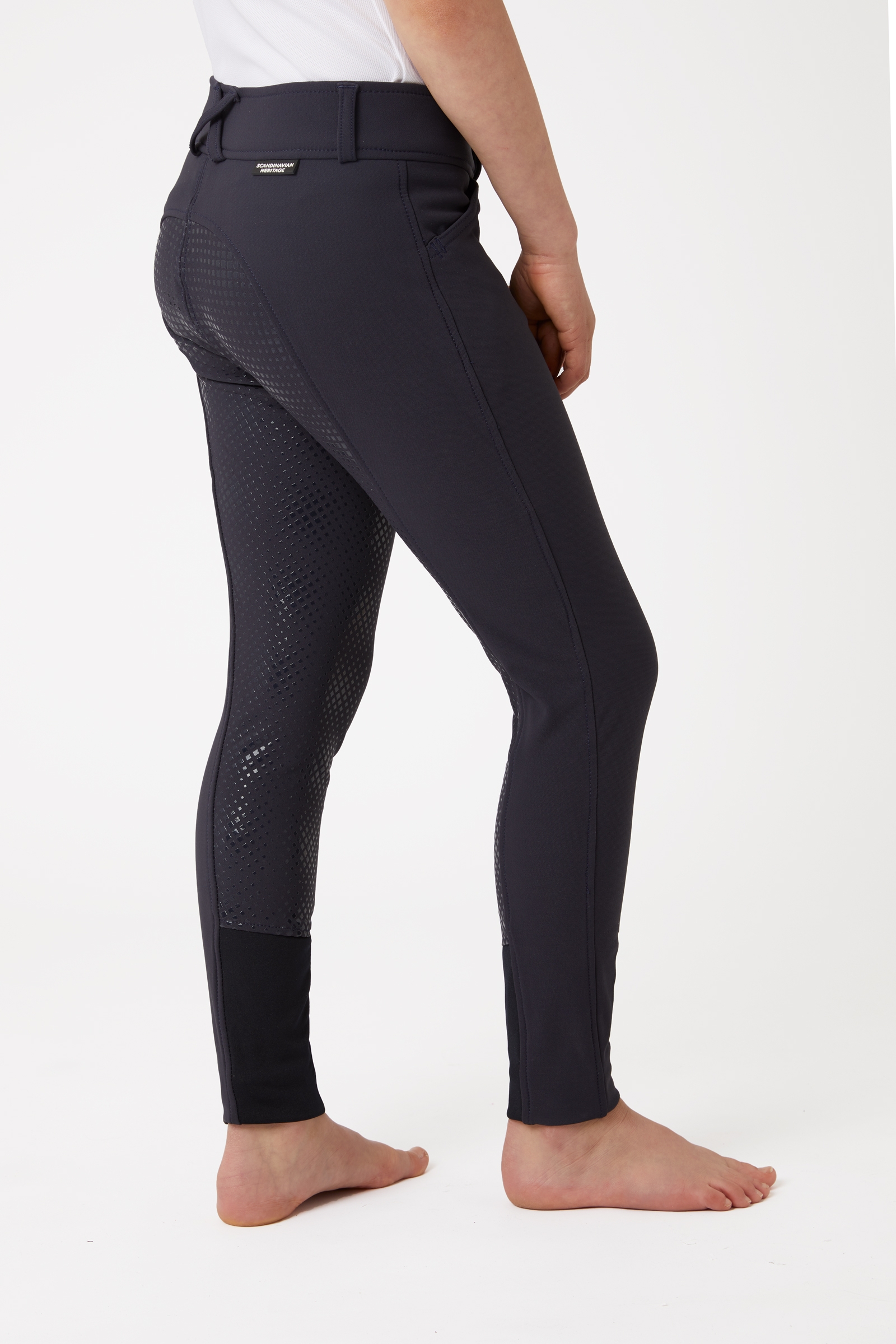 Horze Grand Prix Kinder-Vollbesatzreithose mit Silikongrip, UPF 50+