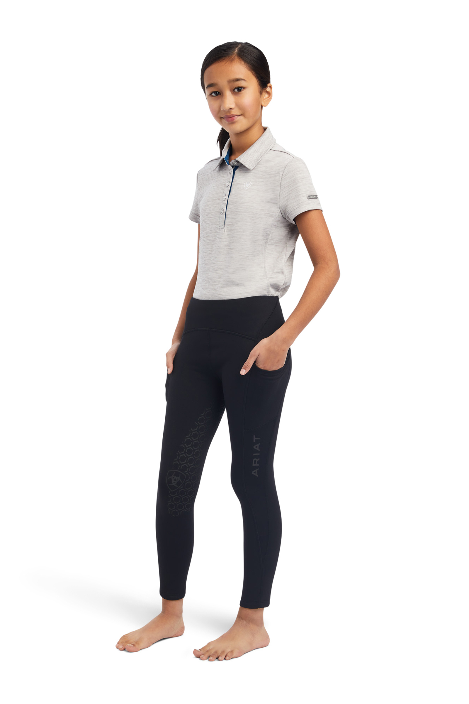 Ariat Venture Thermo Kinder Reithosen mit Kniebesatz