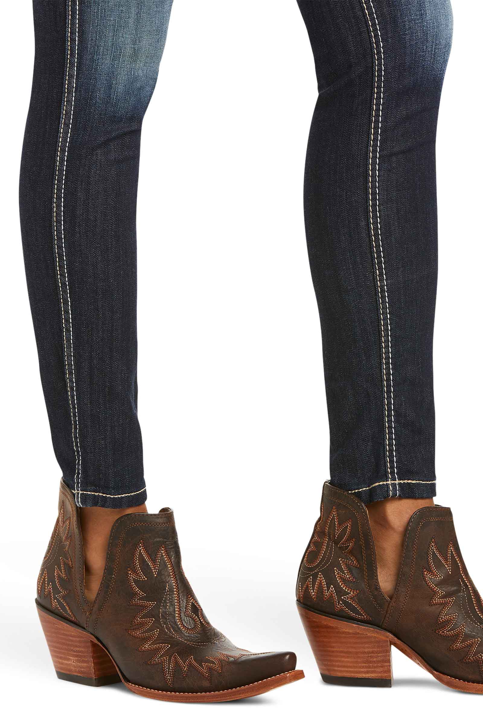 Ariat Ella R.E.A.L Damen Stretch Skinny Jeans mit mittelhohem Bund