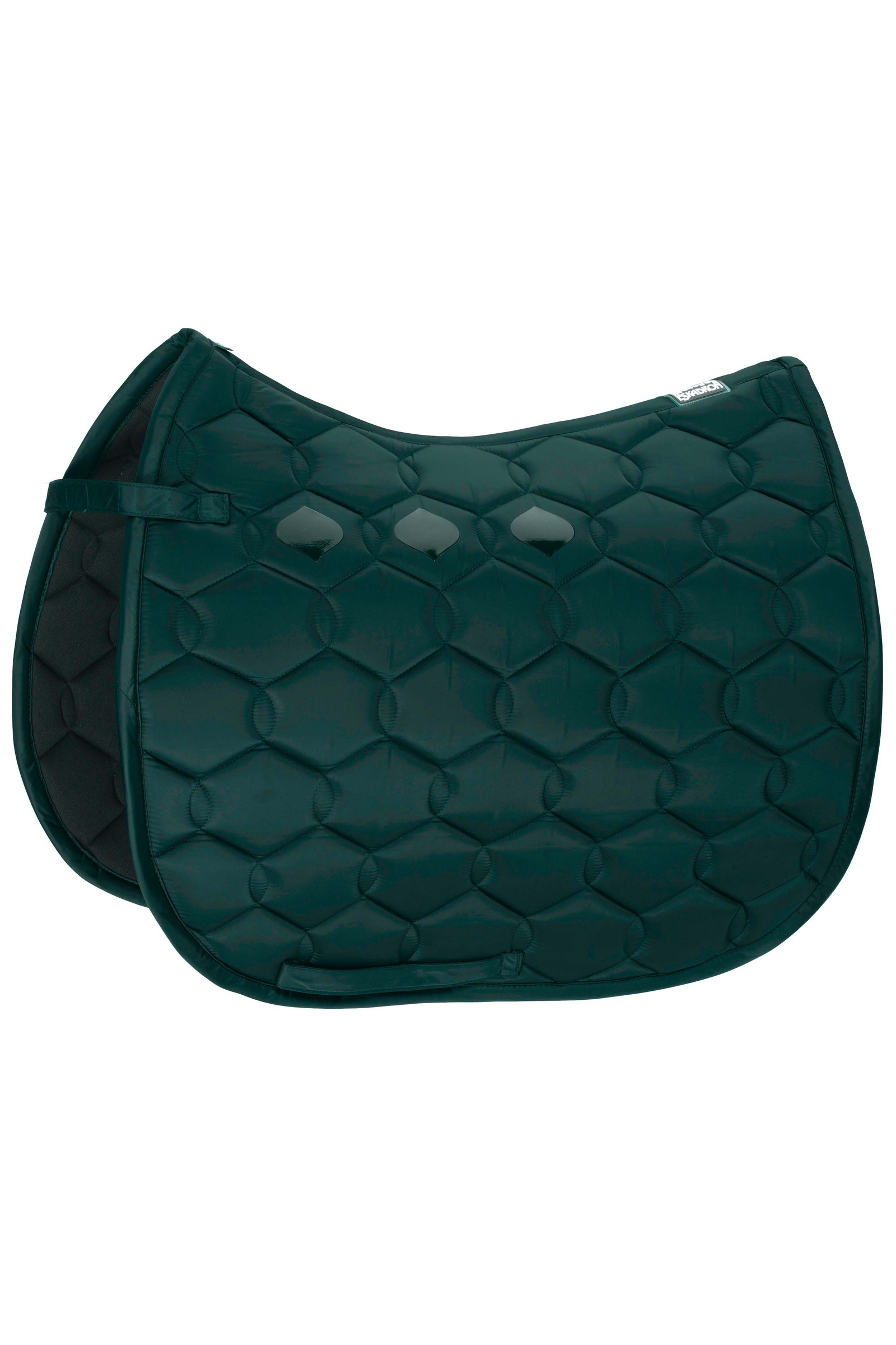 Racing Green Eskadron Glossy Wave Dressurschabracke
