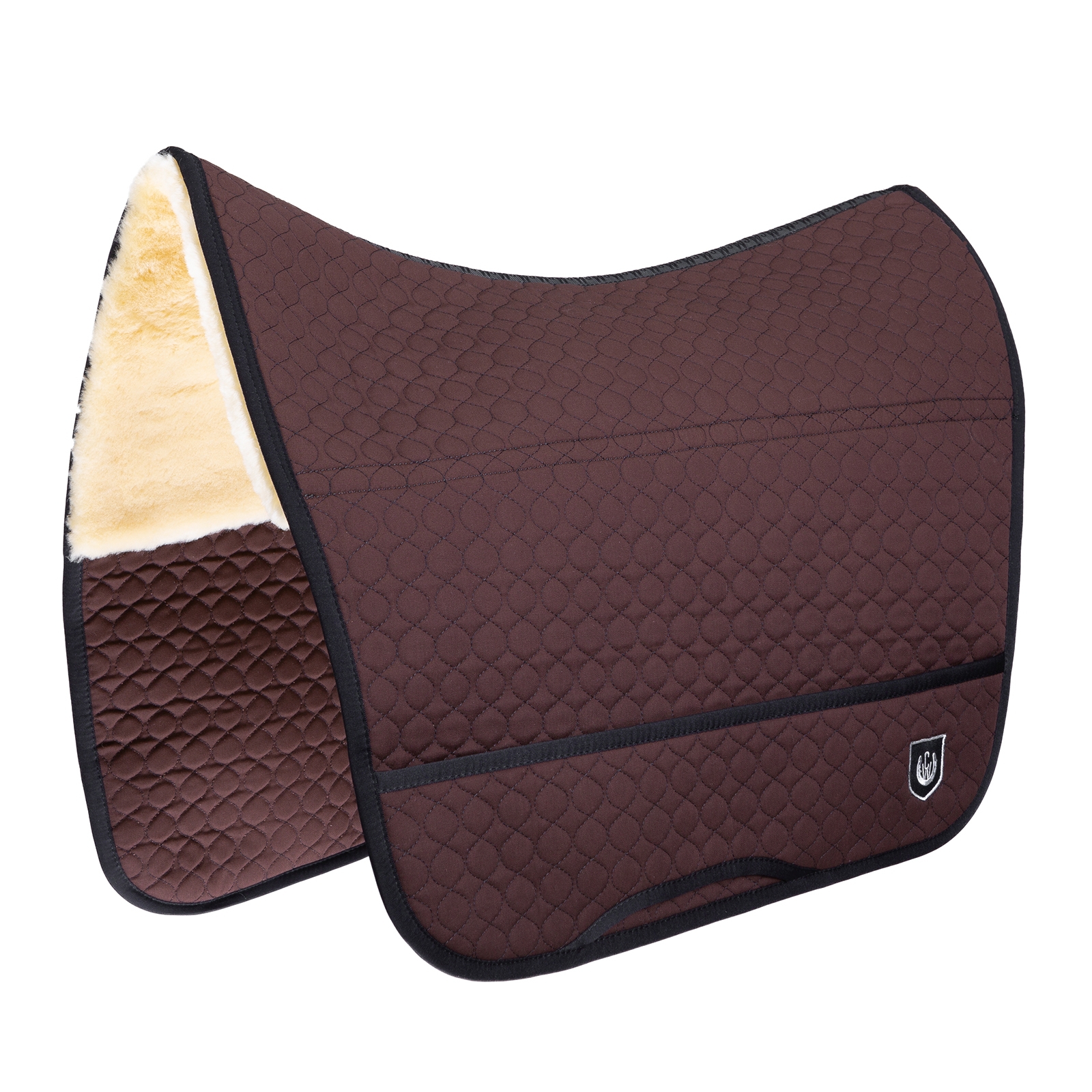 Brown/Natural Christ SD Champ Schabracke f&uuml;r Iberica Plus Fellsattel